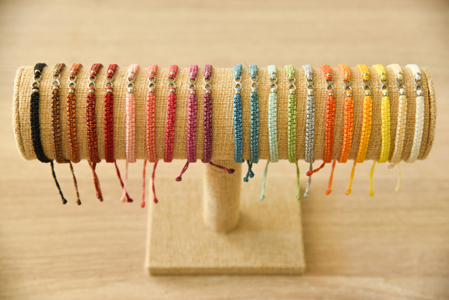 Bracelet infini argenté