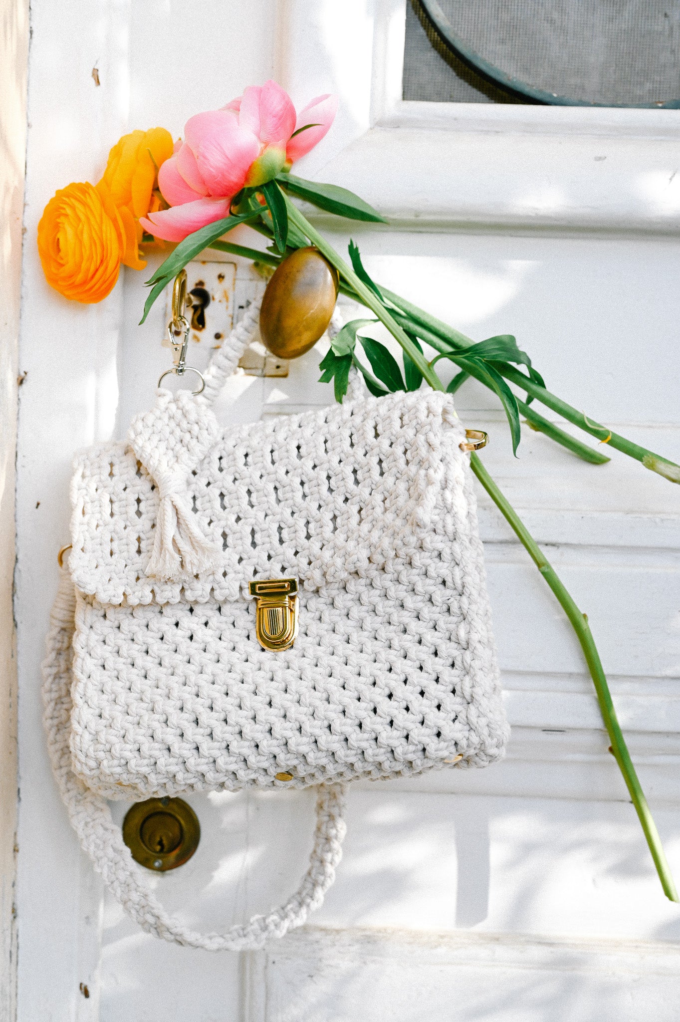 Sac "LEA" blanc écru