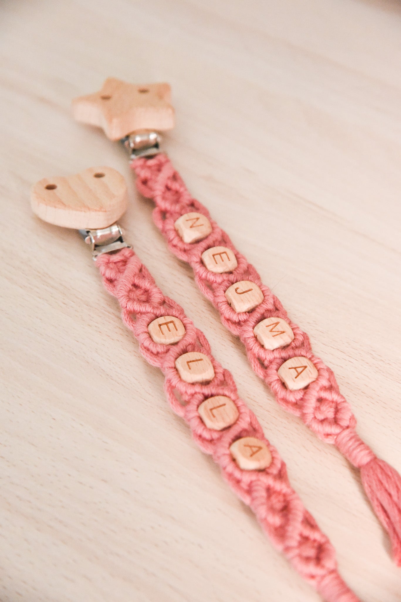 Attache tétine personnalisable