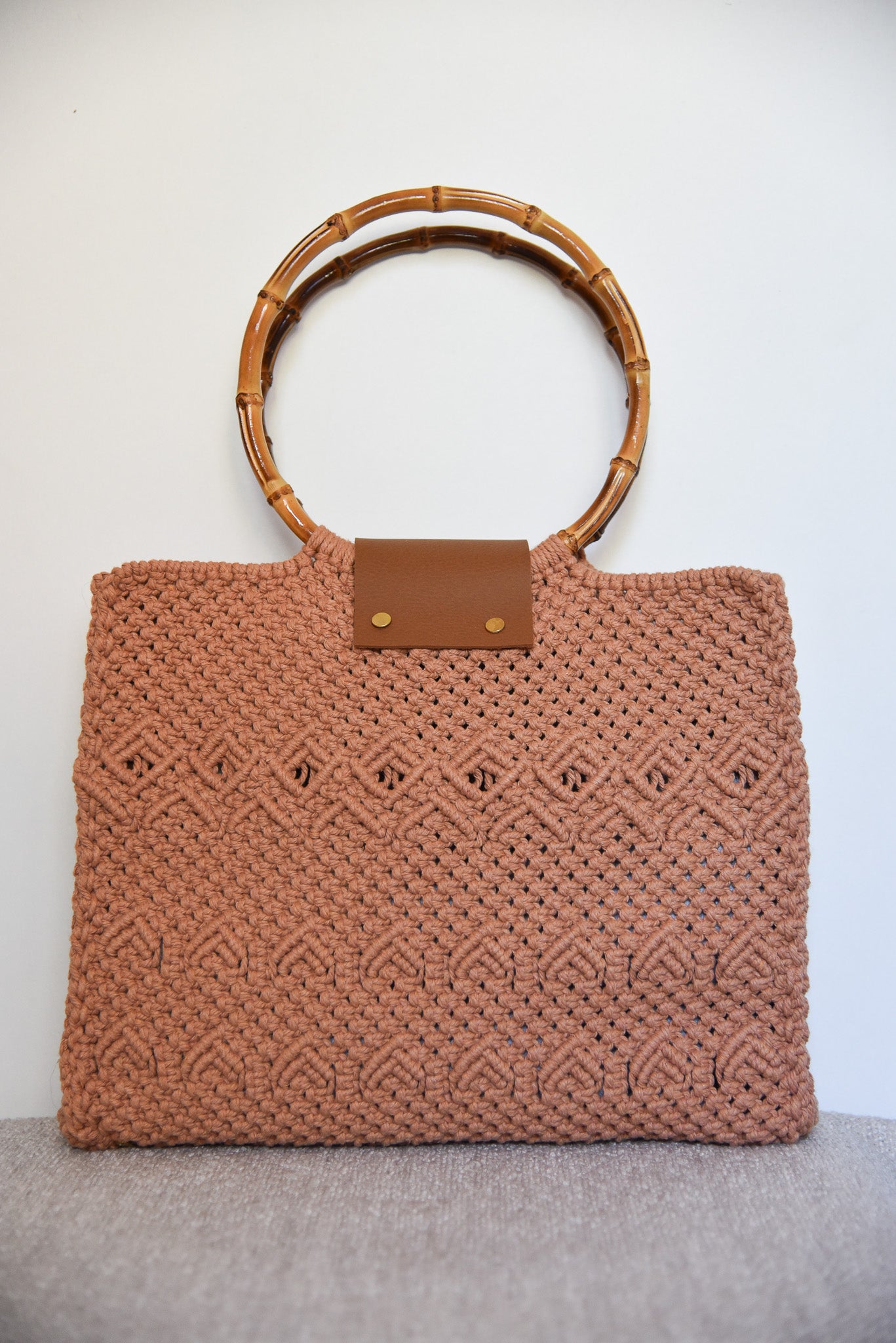 Sac " " couleur vieux rose