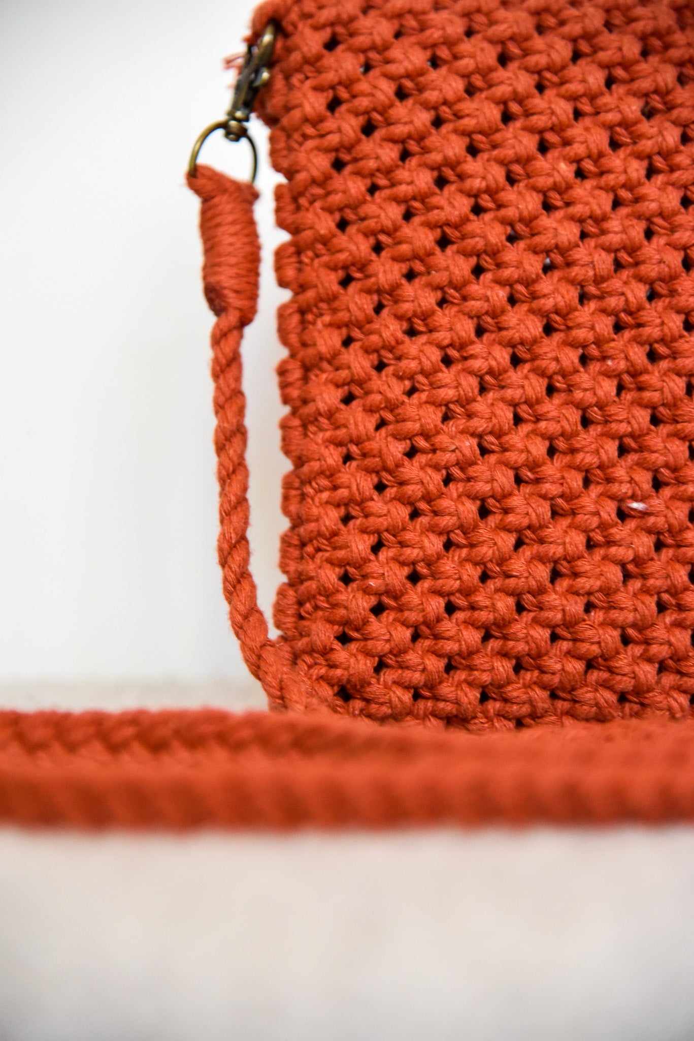 Sac classique moyen terracotta