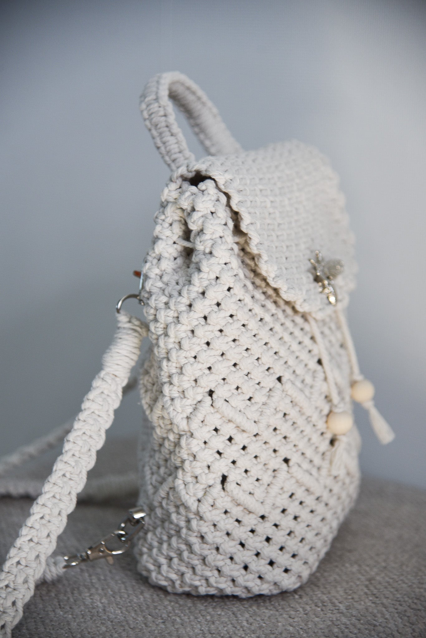 Sac à dos "MAYA" blanc écru