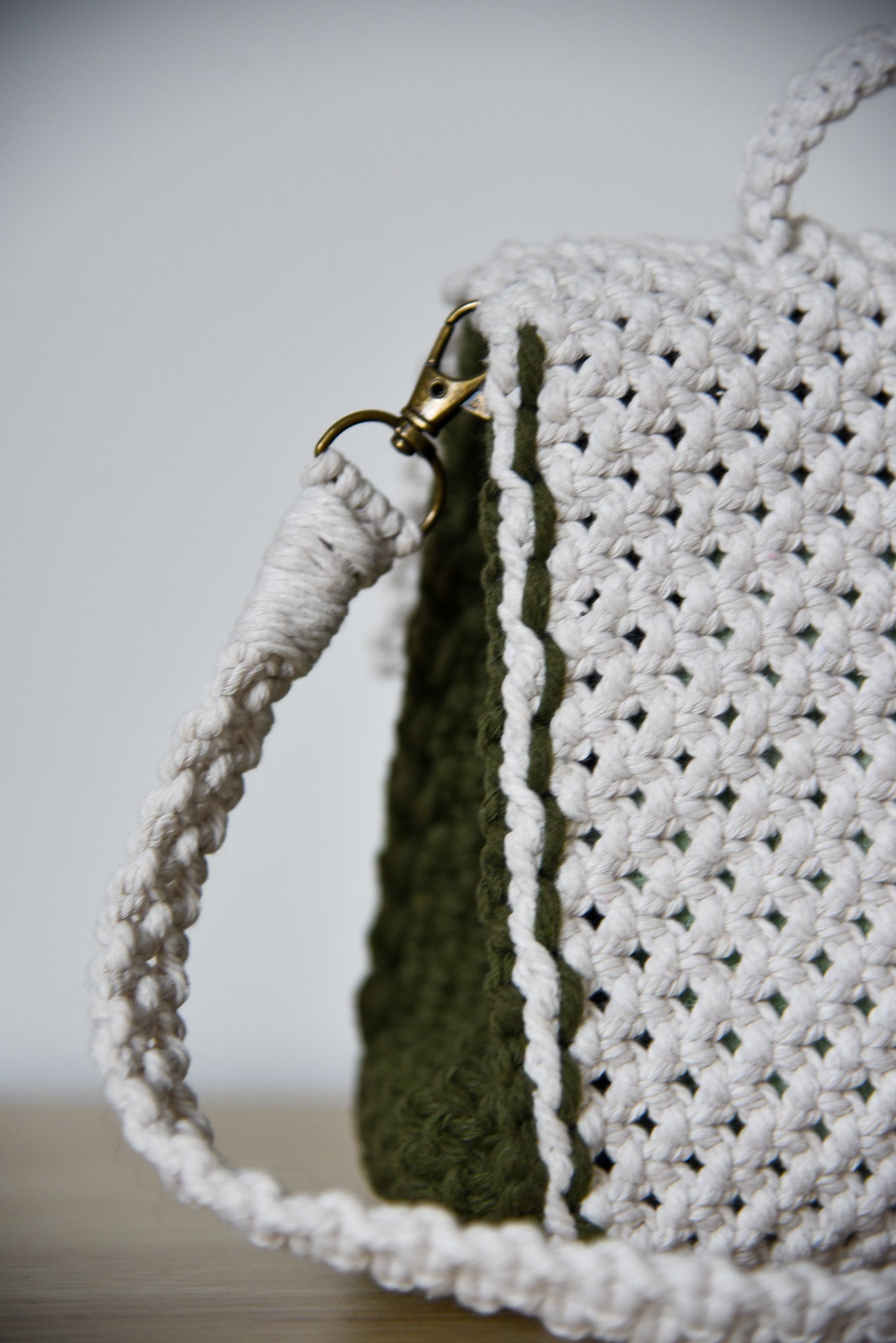 Sac "LEA" BI-COLOR kaki