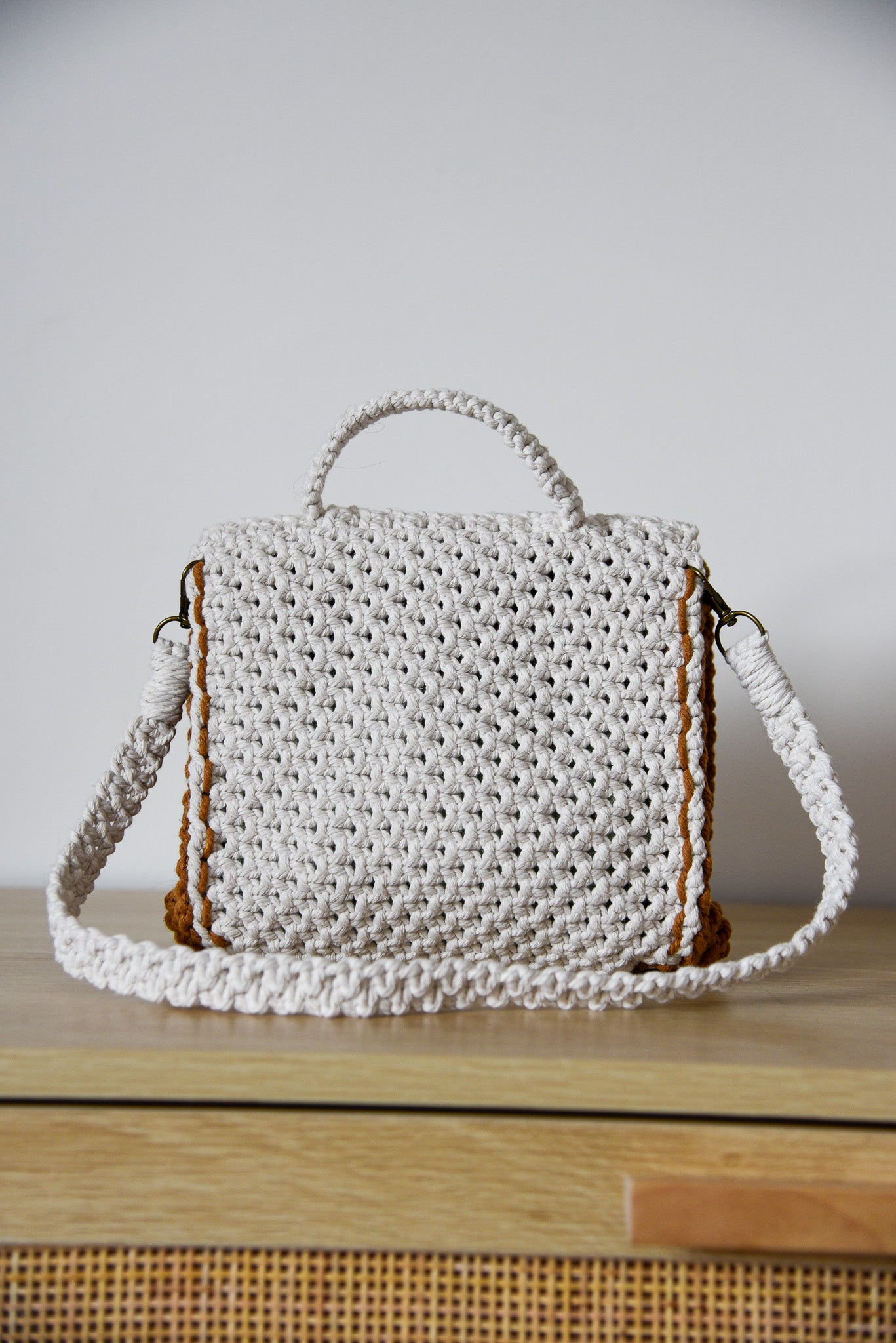 Sac "LEA" BI-COLOR marron