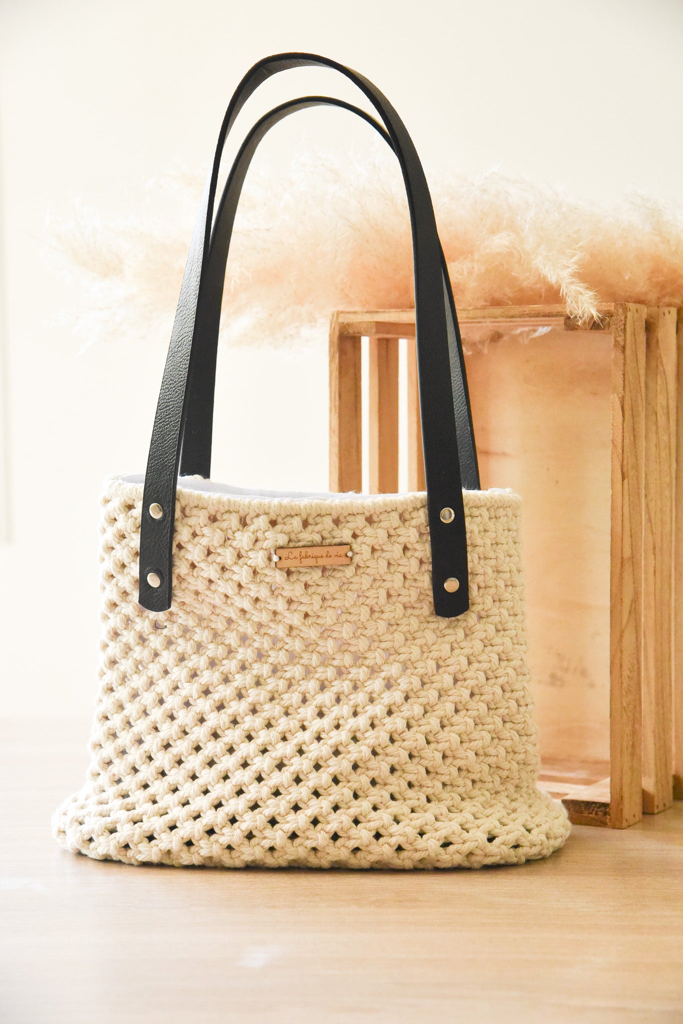 Sac collection "cuir & coton" printemps-été 2023