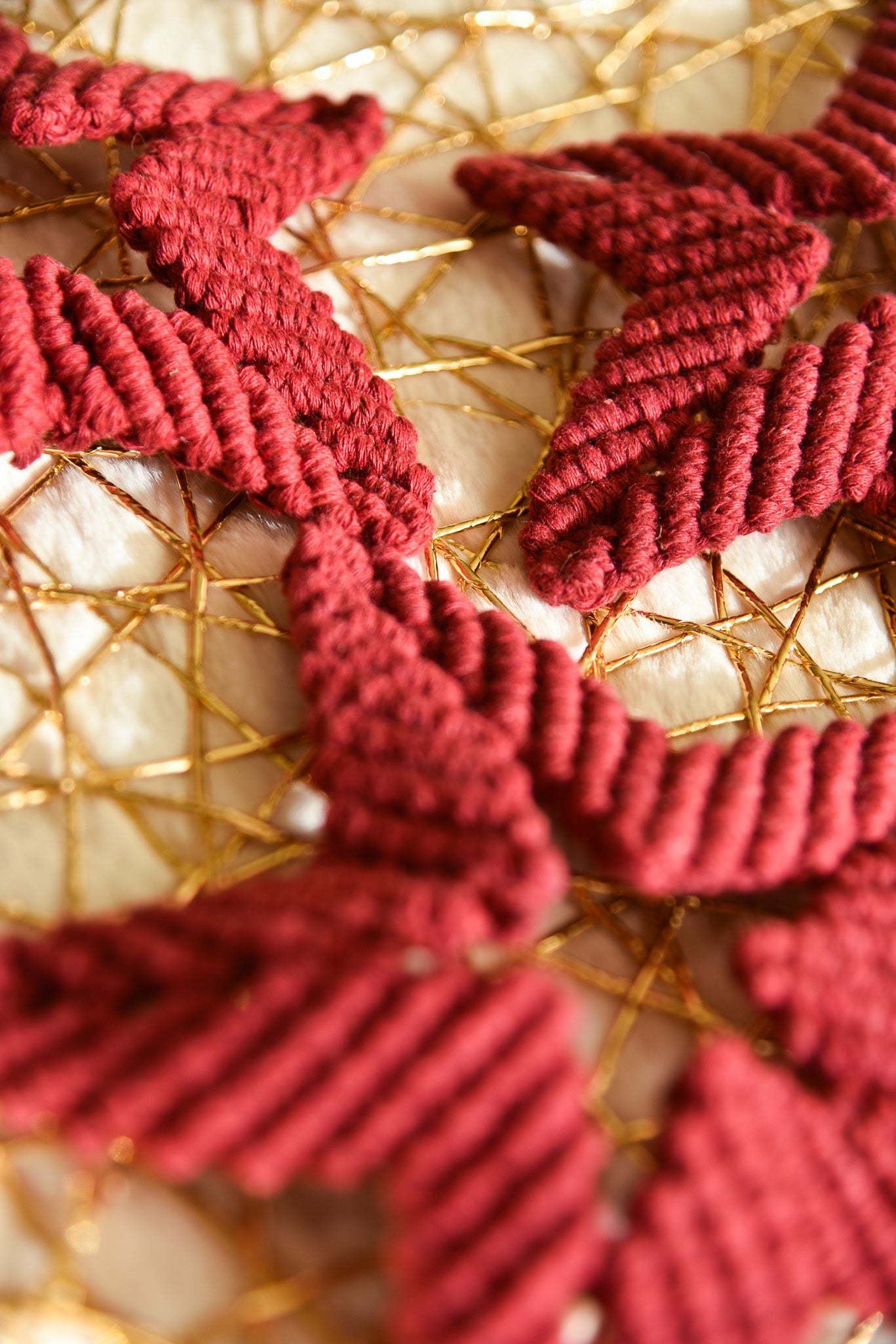 Grande étoile de noël rouge