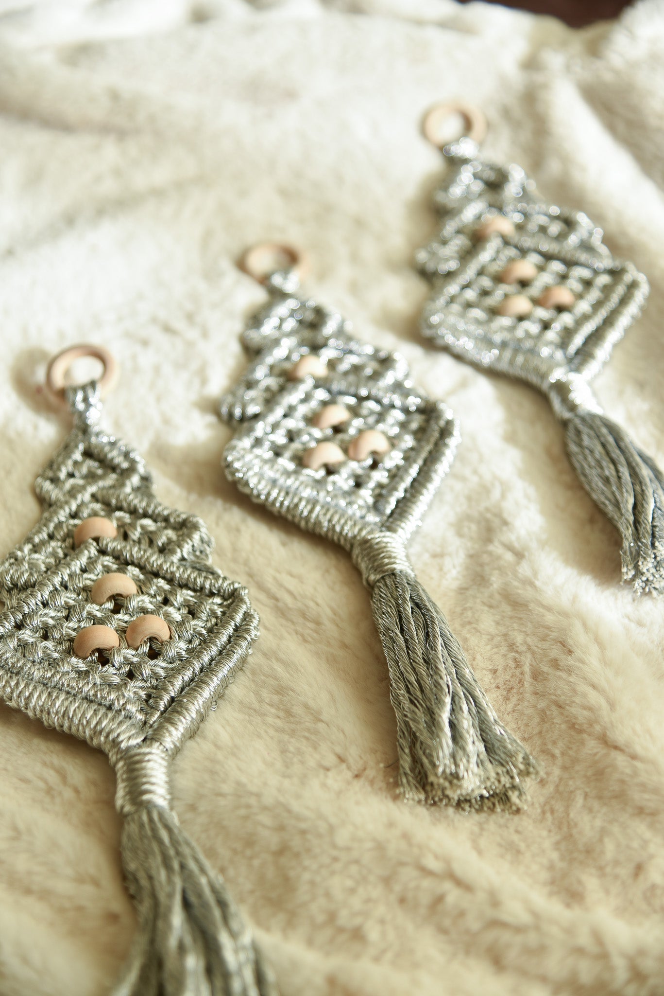 Sapin de noël argenté