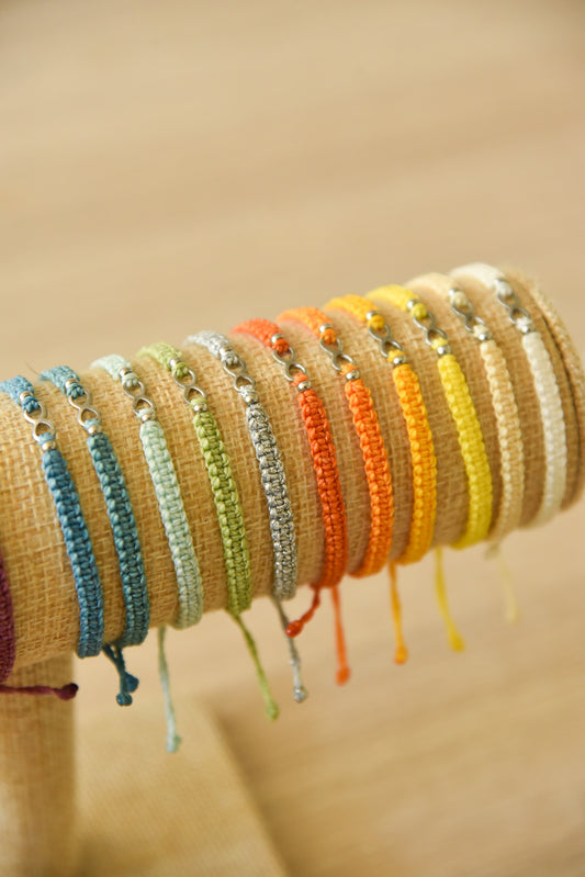 Bracelet infini argenté