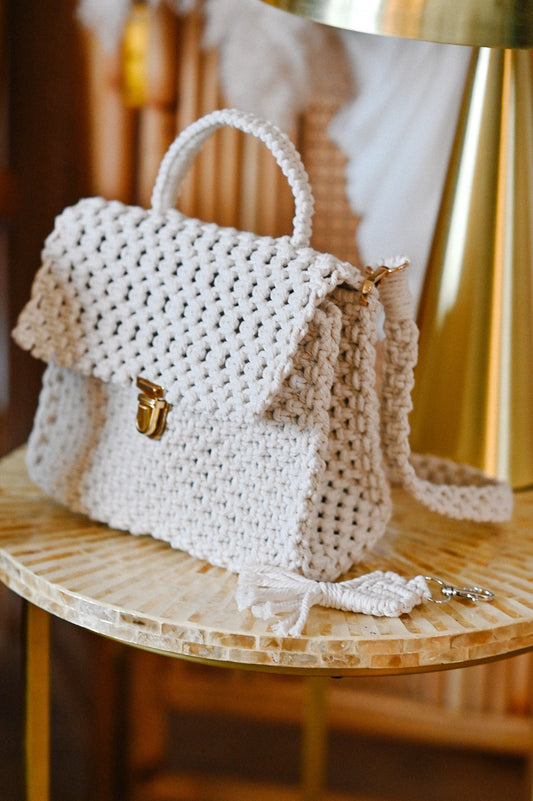 Sac "LEA" blanc écru