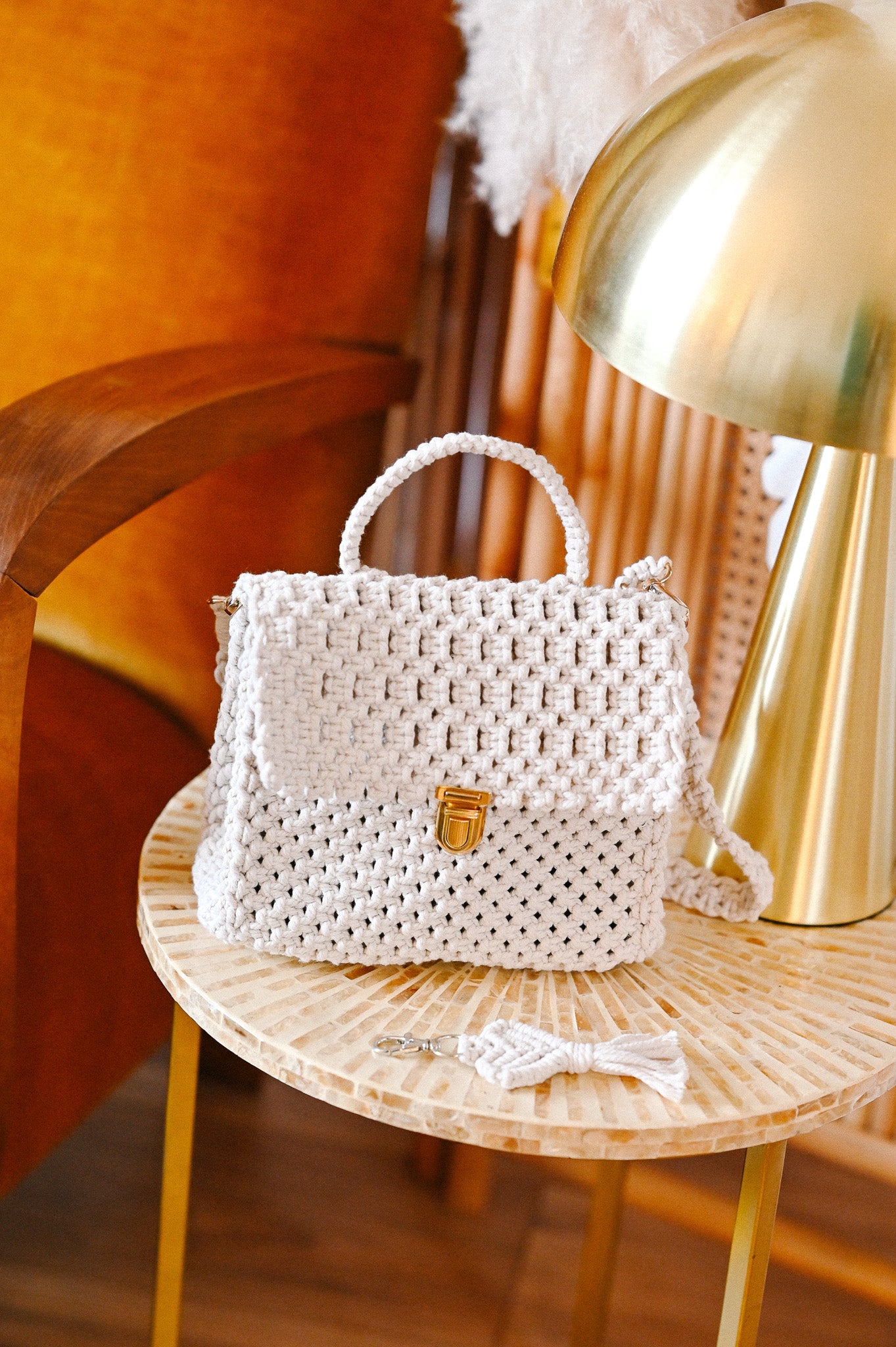 Sac "LEA" blanc écru