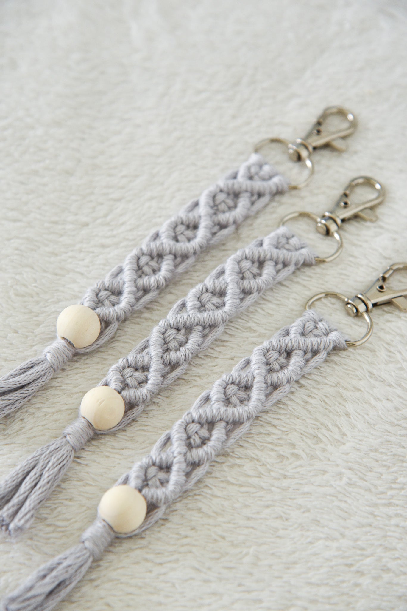 Porte clé macramé personnalisable