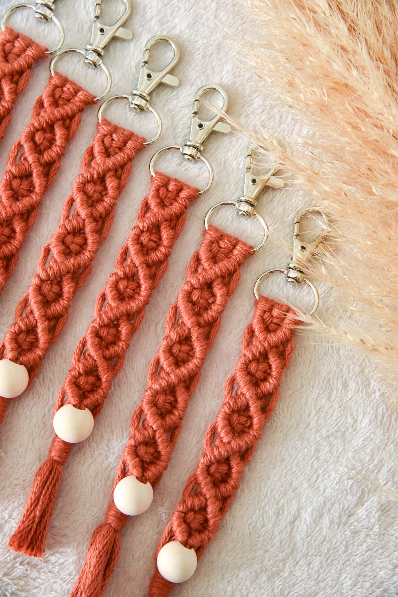 Porte clé macramé personnalisable