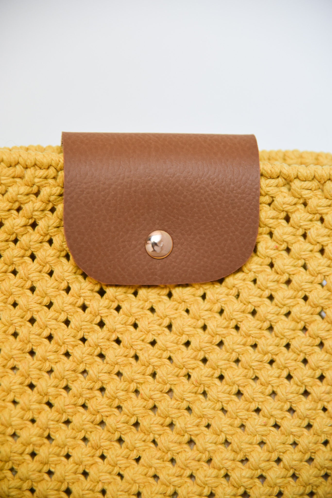 Sac " SUZY " jaune moutarde