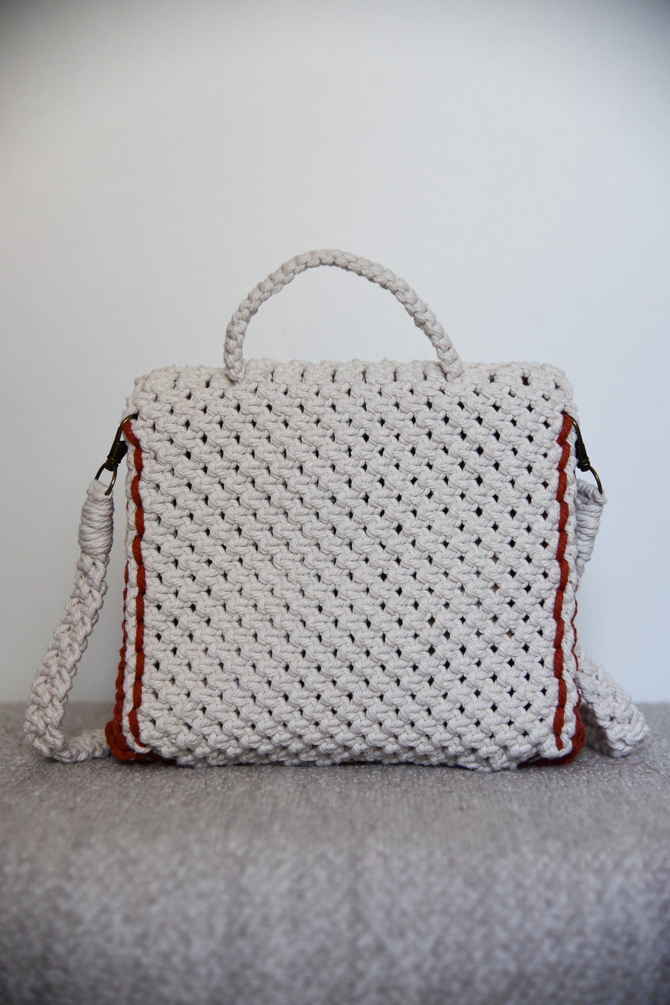 Sac "LEA" BI-COLOR terracotta