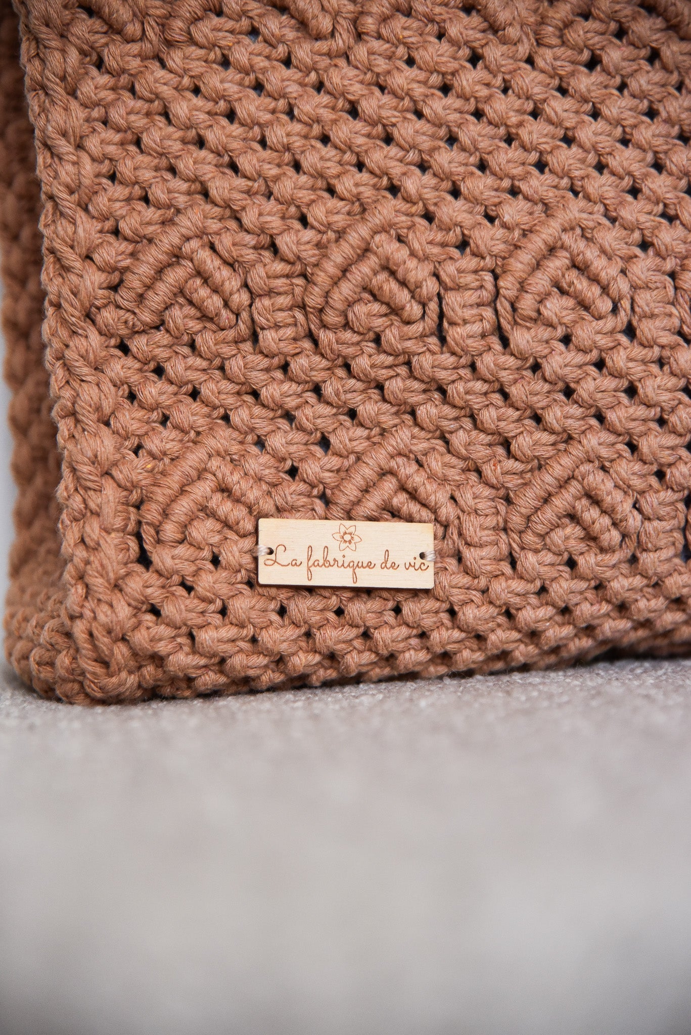 Sac " " couleur vieux rose