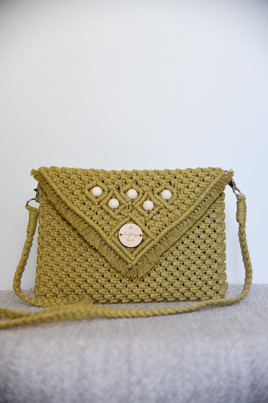 Sac classique moyen vert agave
