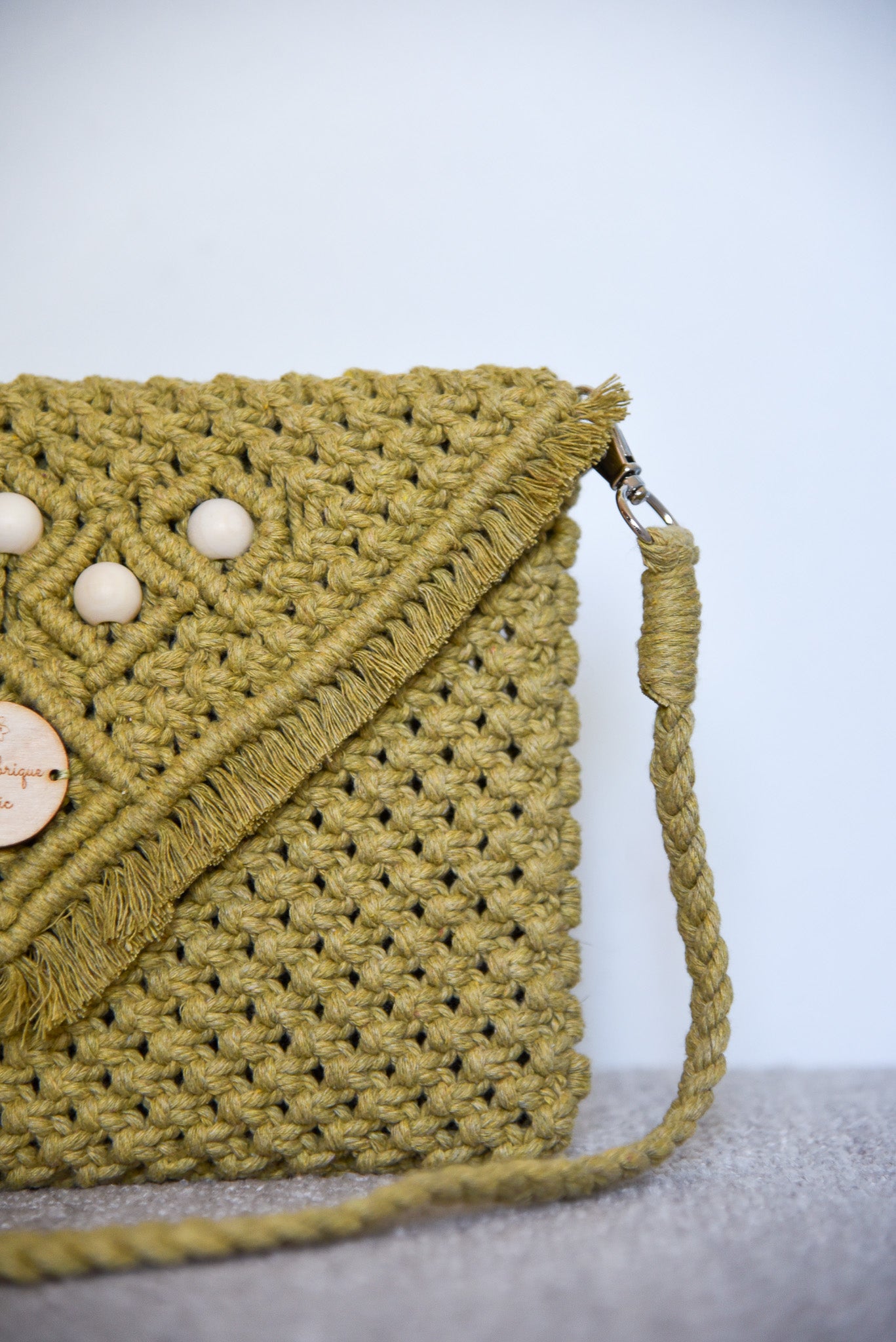 Sac classique moyen vert agave