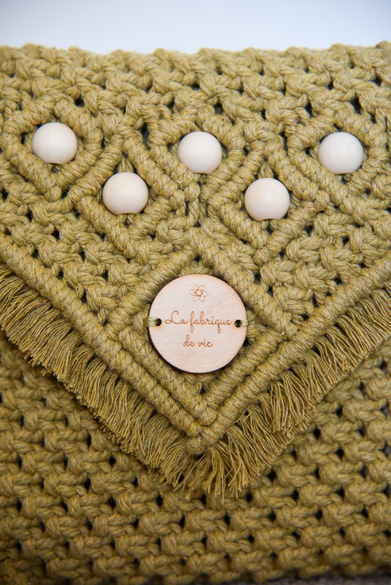 Sac classique moyen vert agave