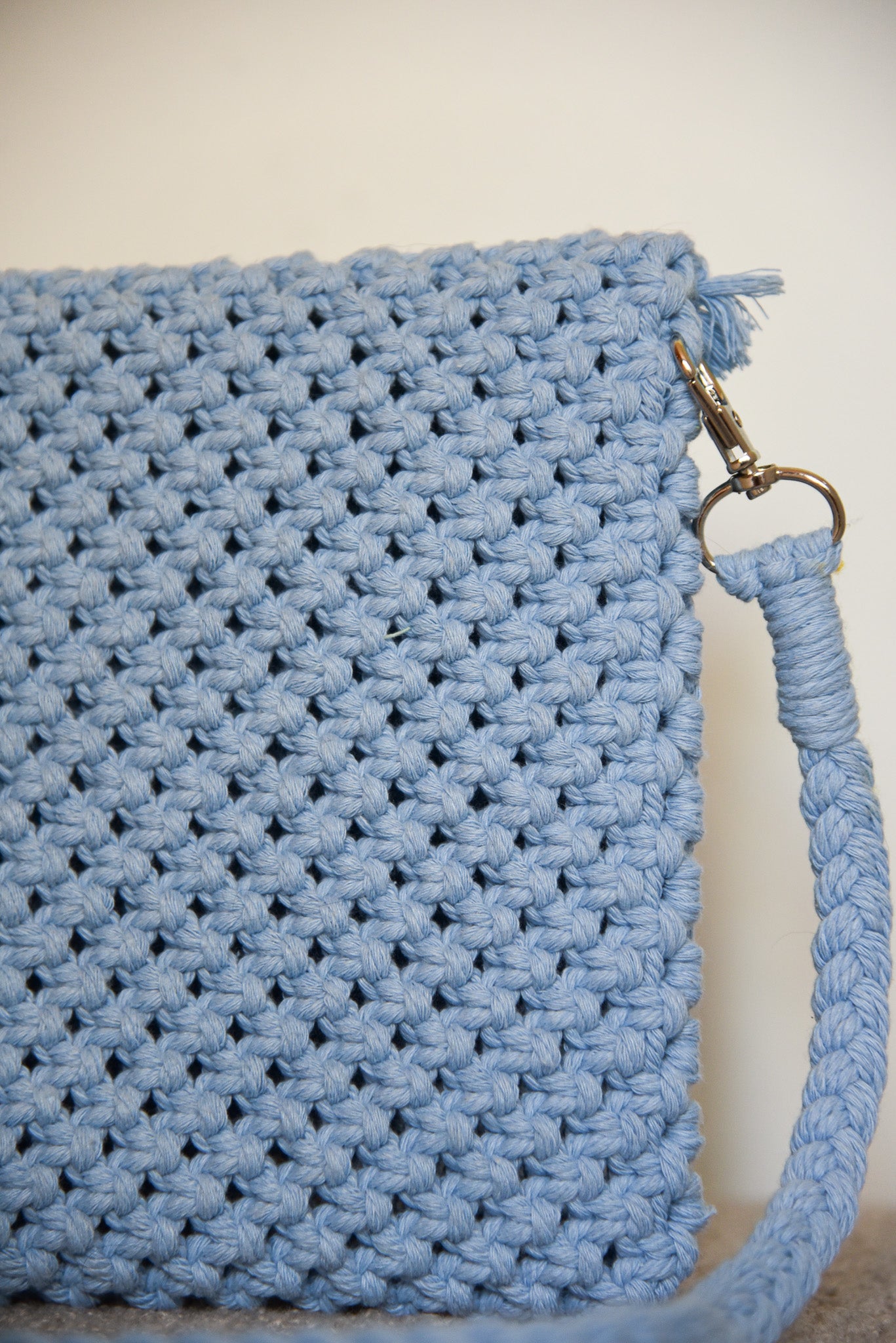 Sac classique moyen bleu ciel