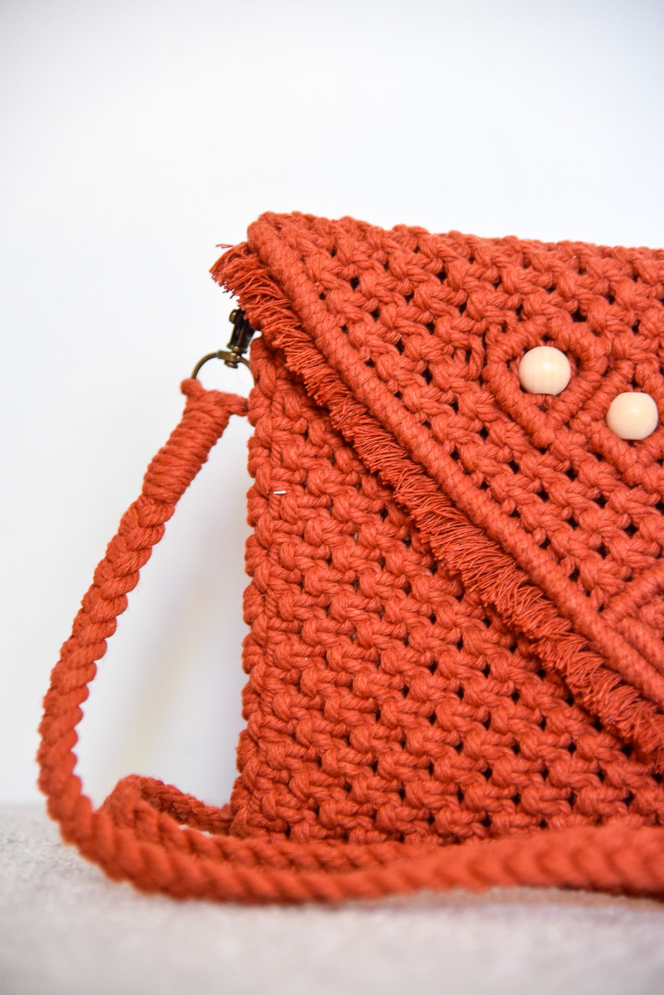 Sac classique moyen terracotta