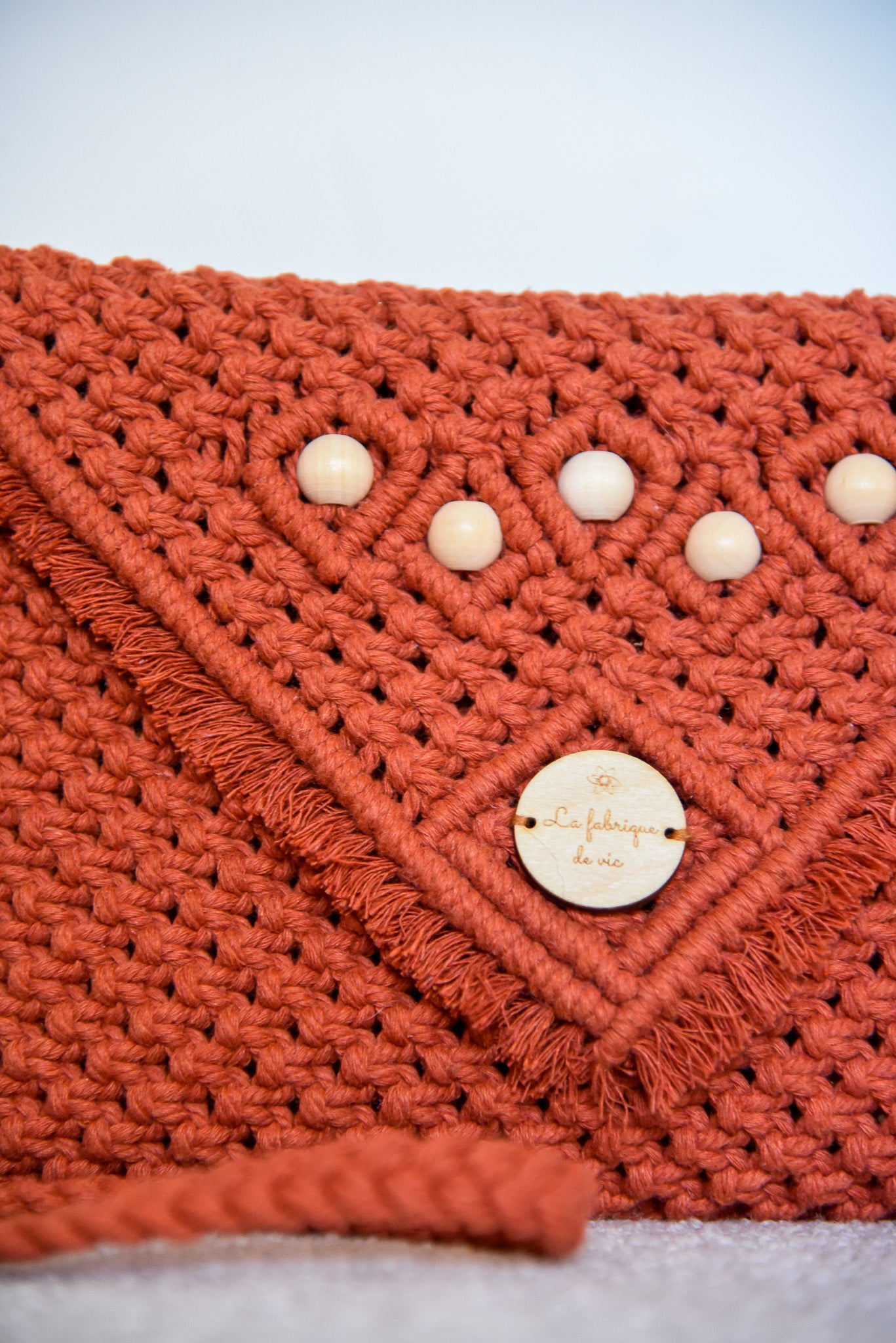 Sac classique moyen terracotta