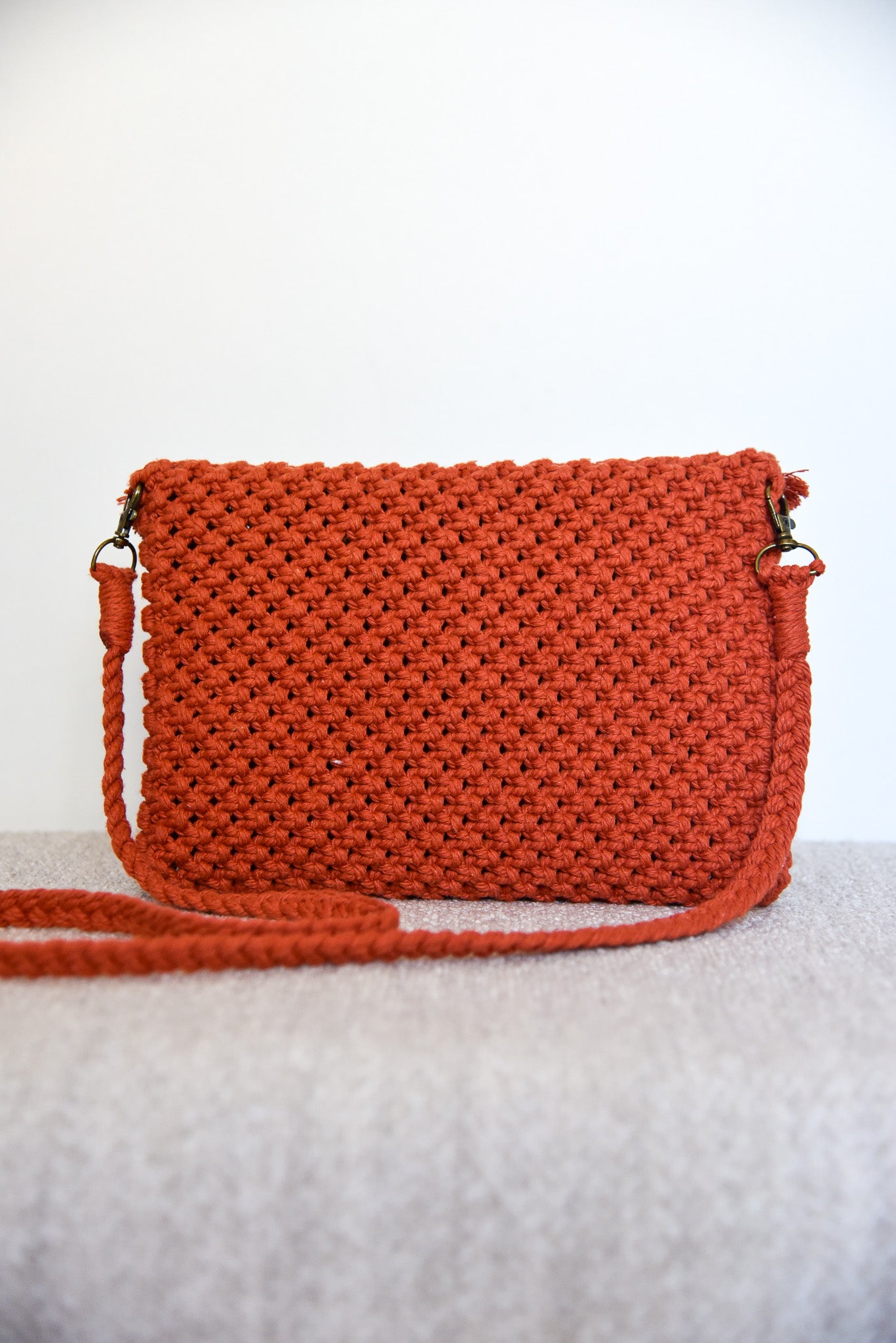 Sac classique moyen terracotta