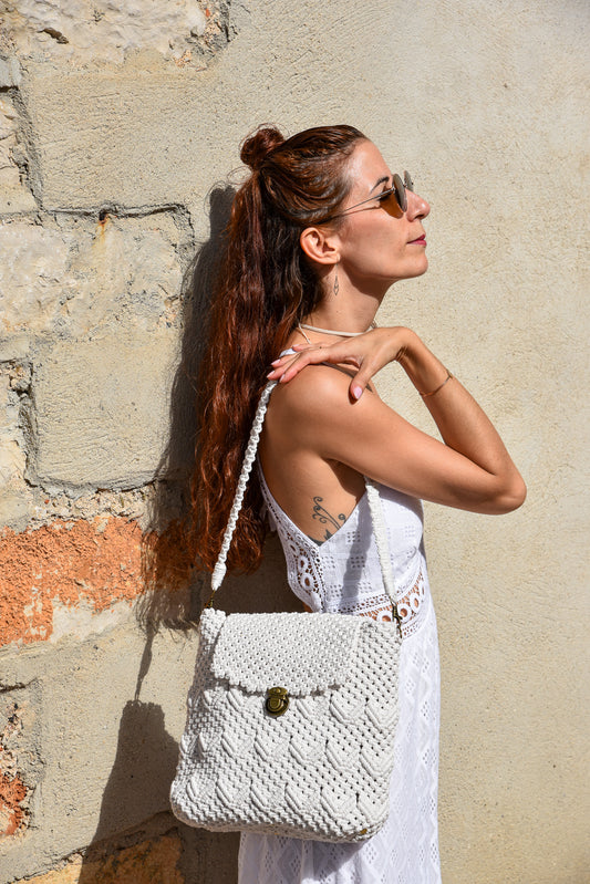 Sac "FRIDA" blanc écru