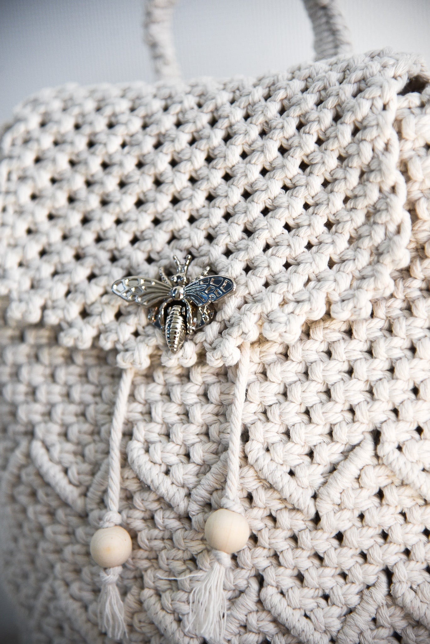 Sac à dos "MAYA" blanc écru