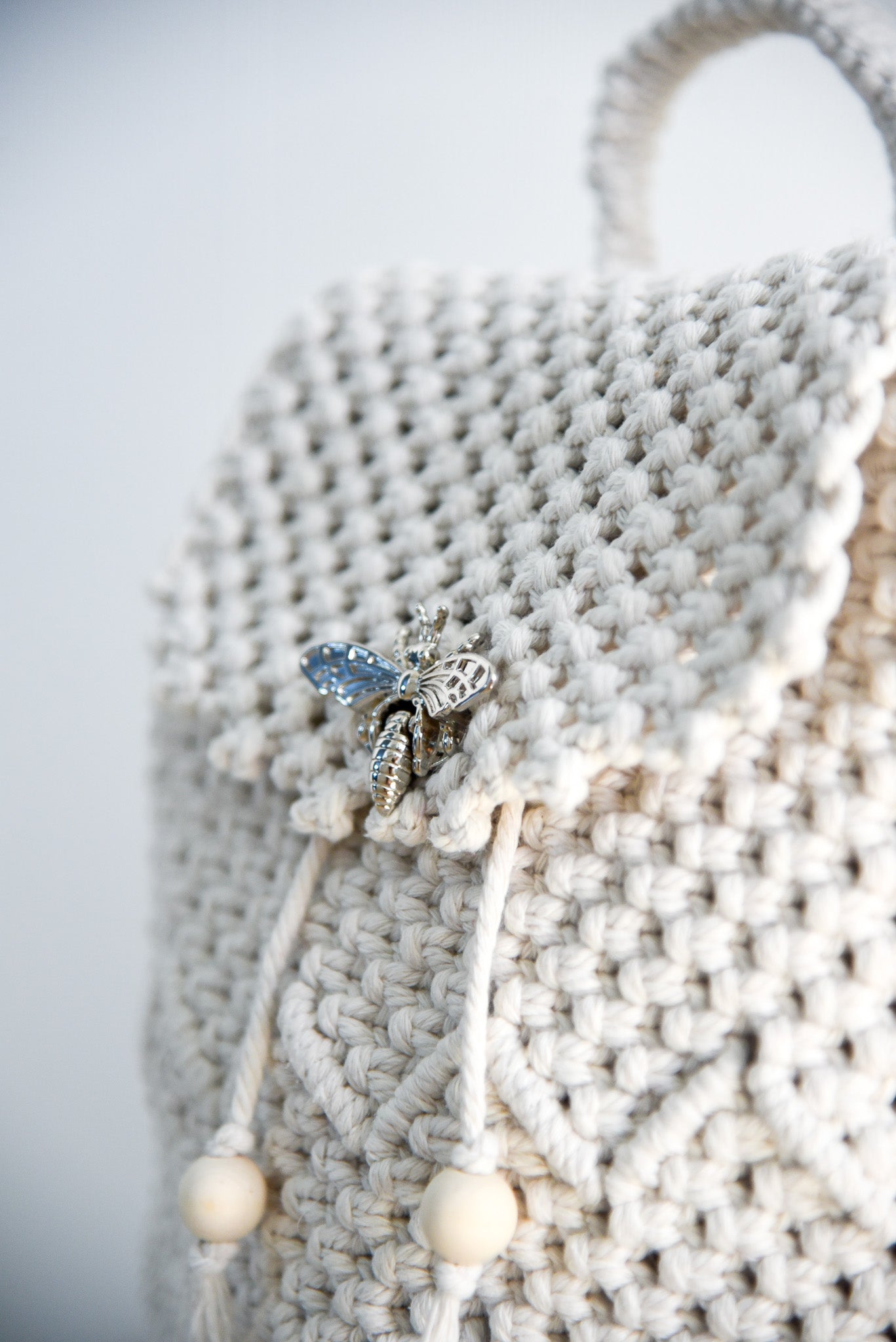 Sac à dos "MAYA" blanc écru