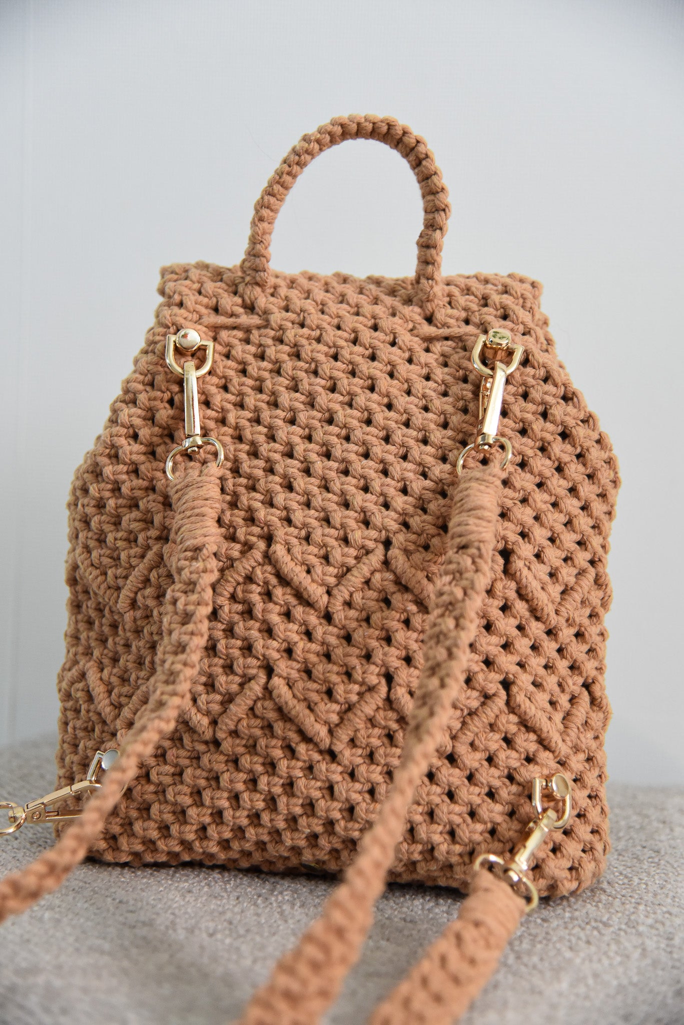 Sac à dos "MAYA" camel