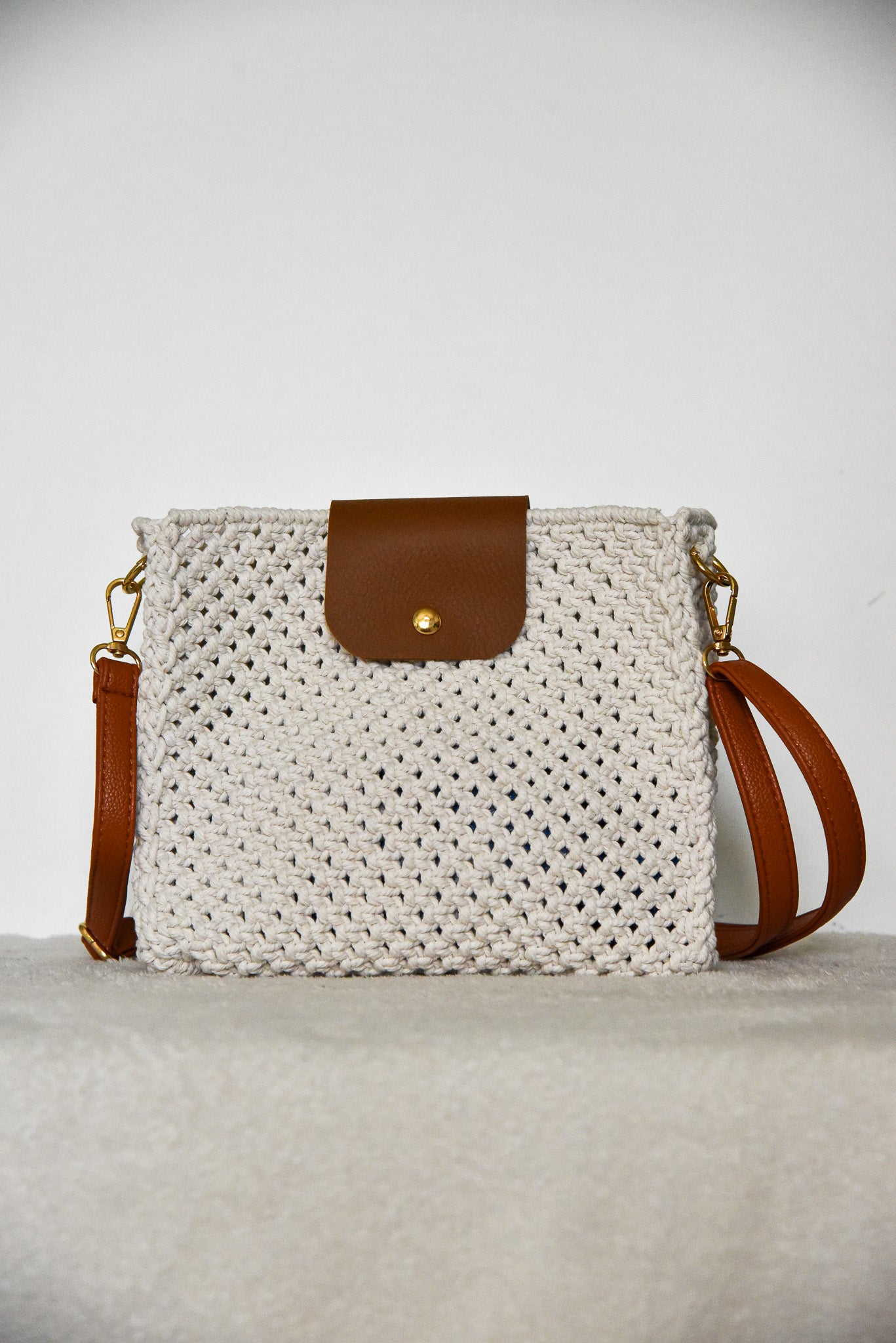 Sac " SUZY " blanc écru