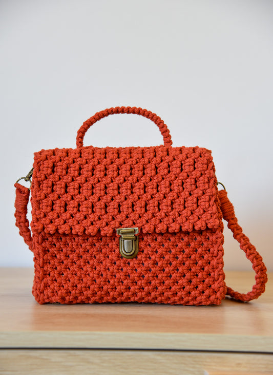 Sac "LEA" terracotta