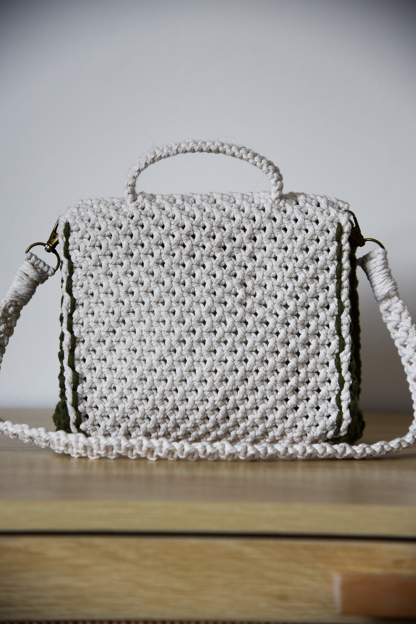 Sac "LEA" BI-COLOR kaki