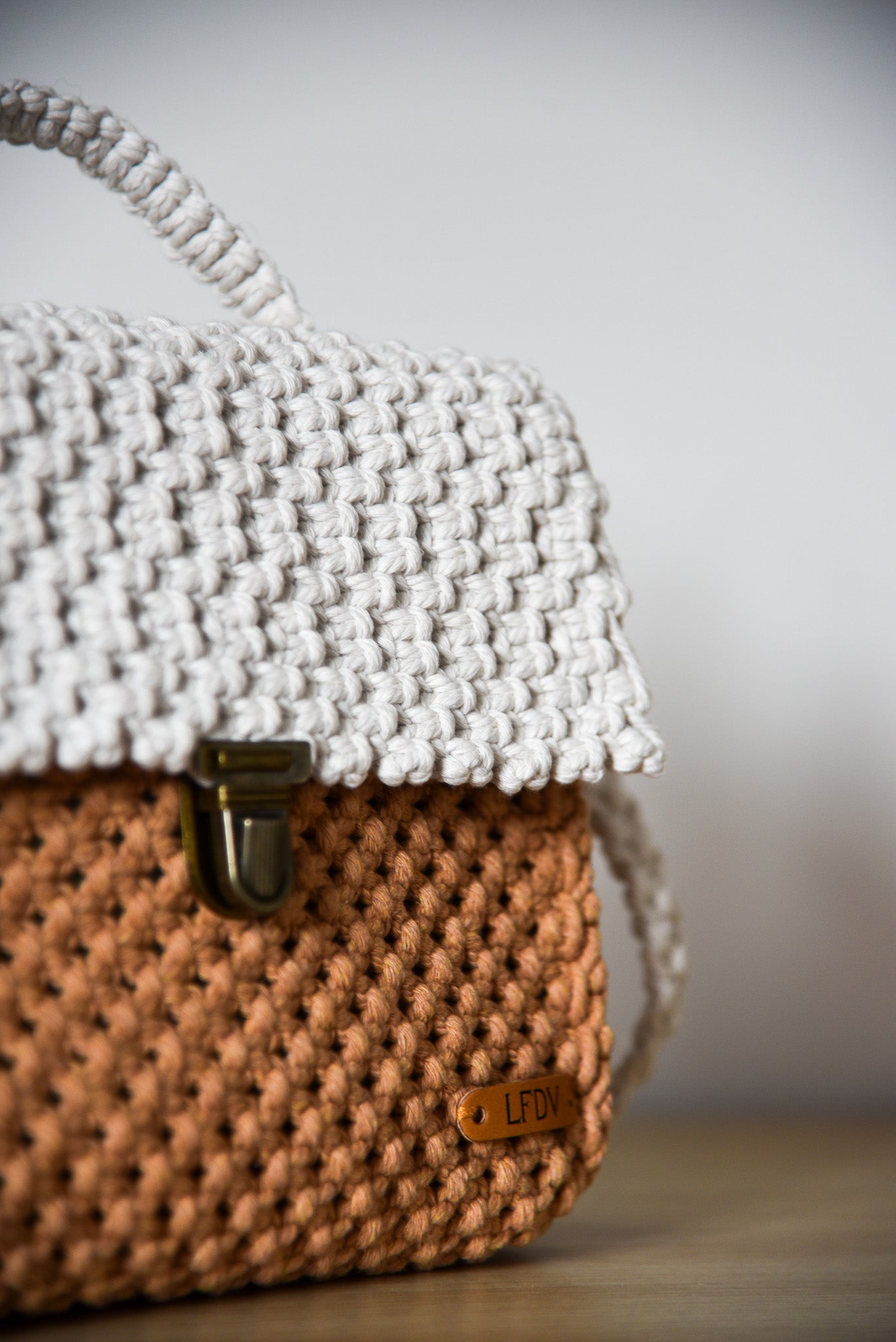Sac "LEA" BI-COLOR camel