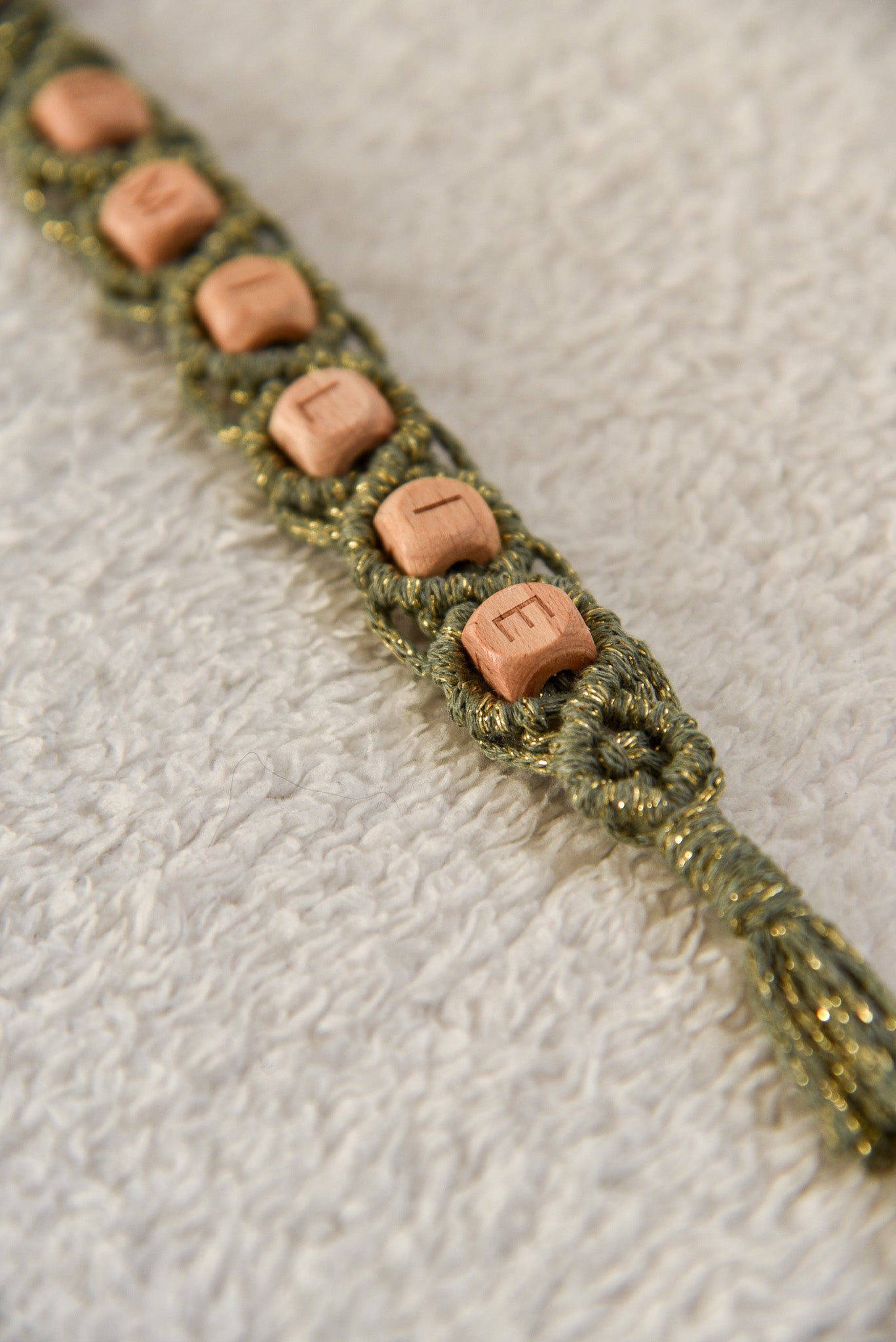 Attache tétine pailletée personnalisable