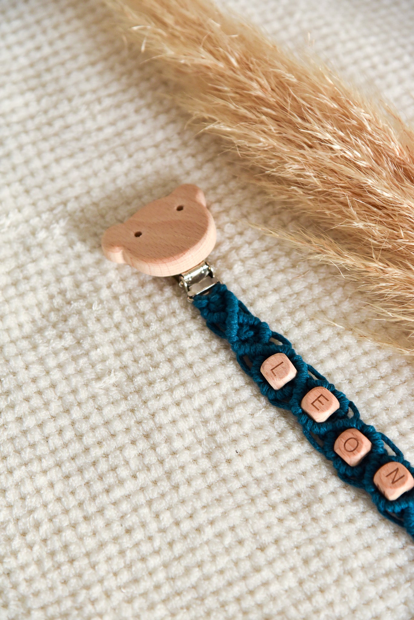 Attache tétine simple personnalisable