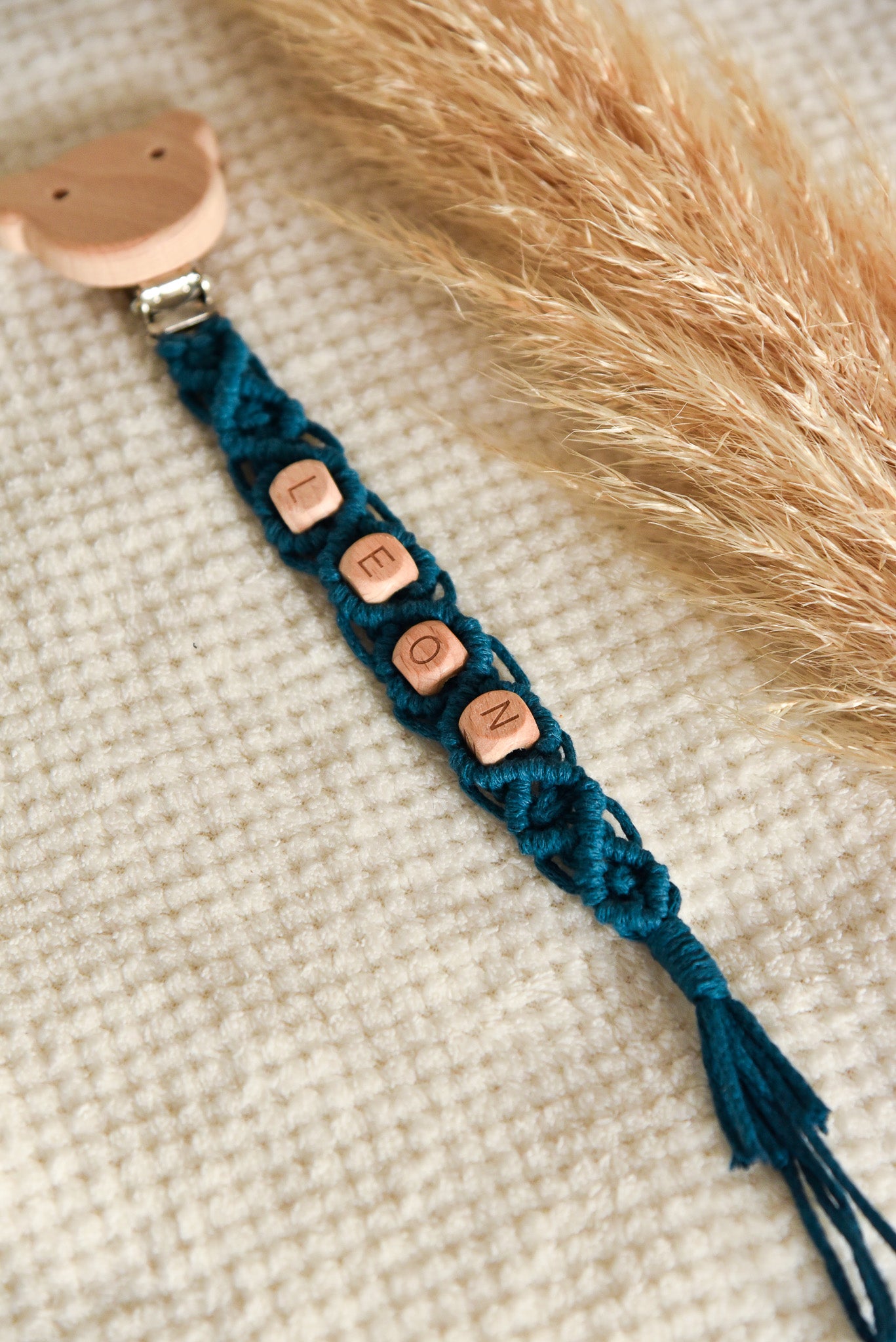 Attache tétine simple personnalisable