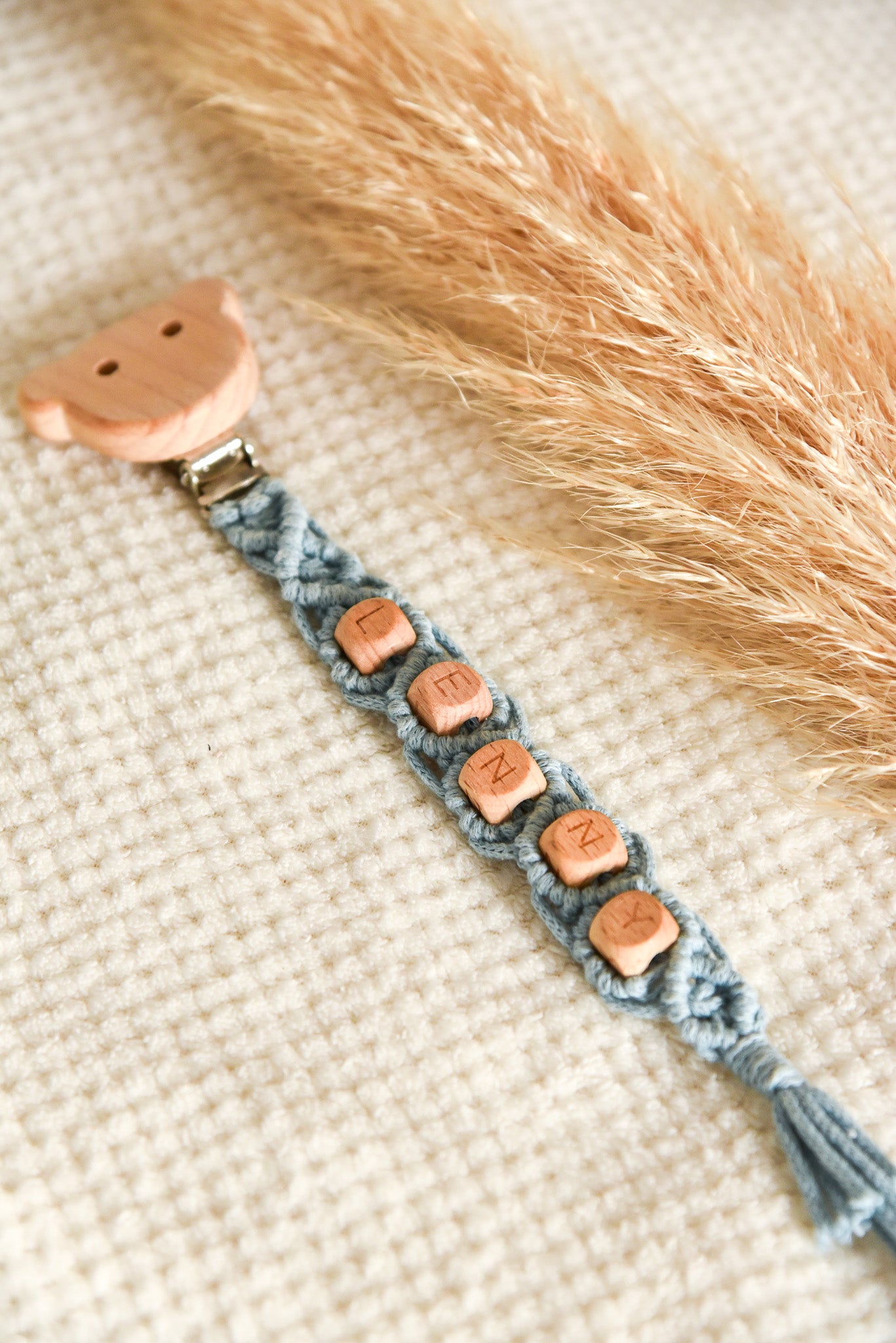 Attache tétine simple personnalisable