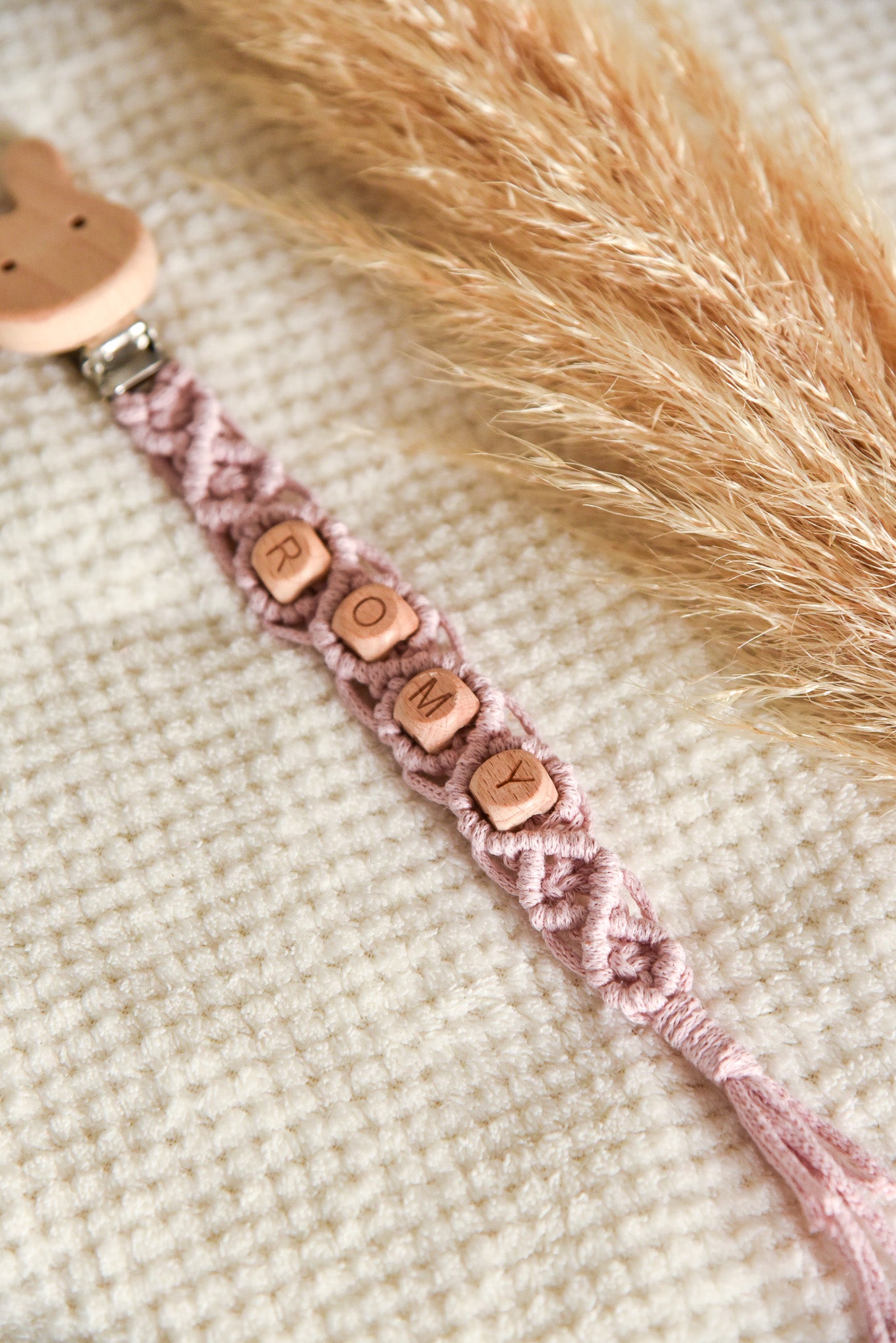 Attache tétine simple personnalisable