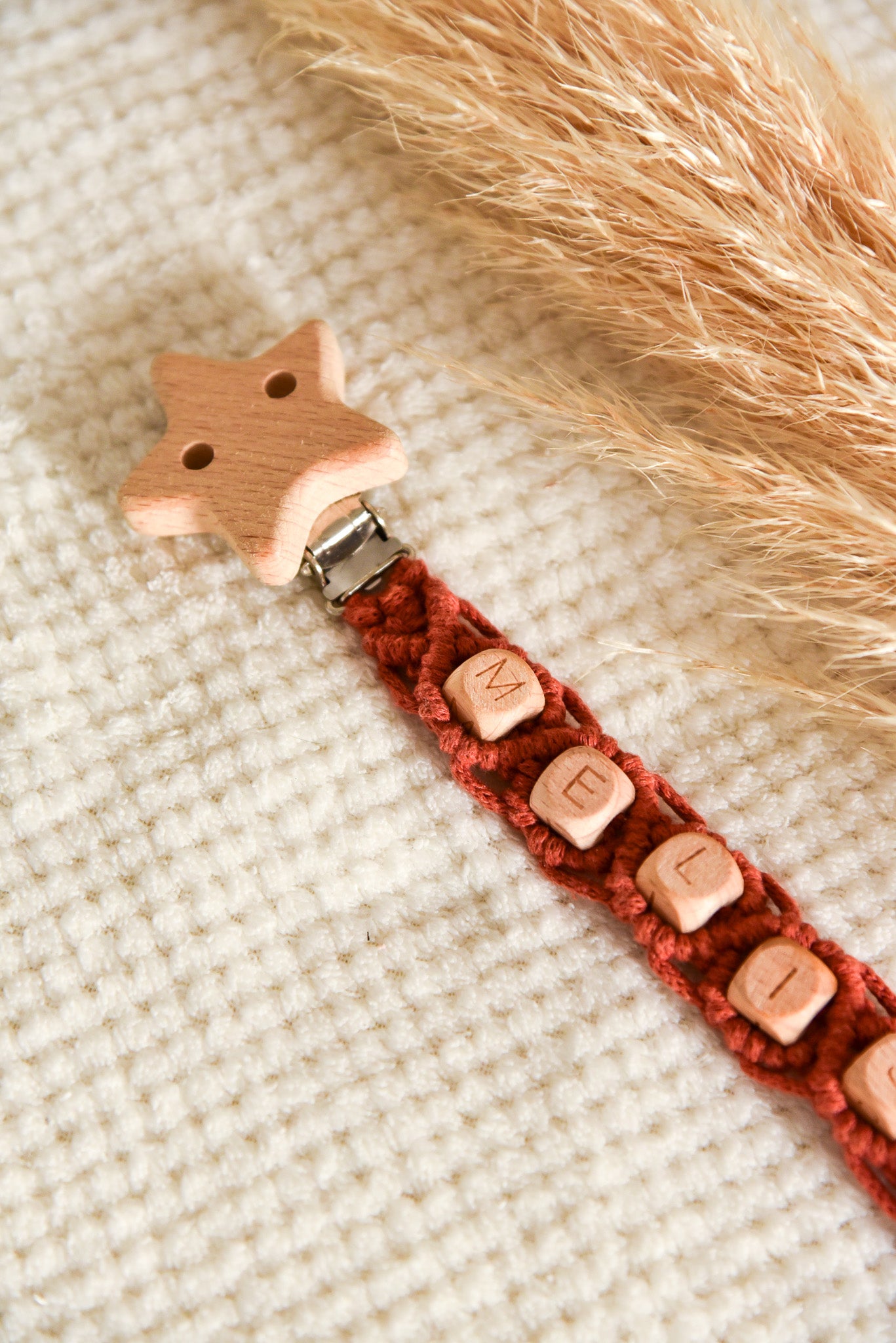 Attache tétine simple personnalisable