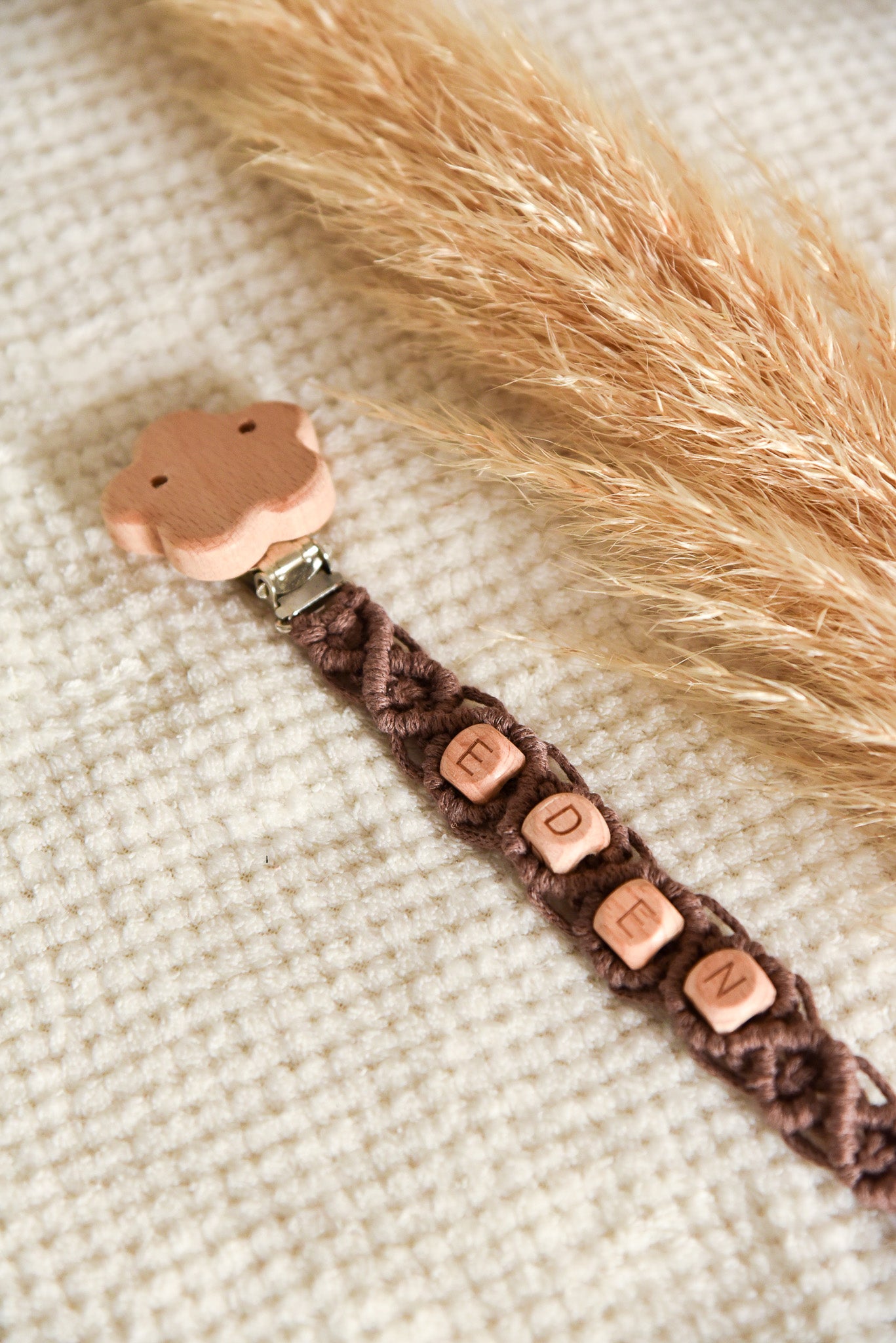 Attache tétine simple personnalisable