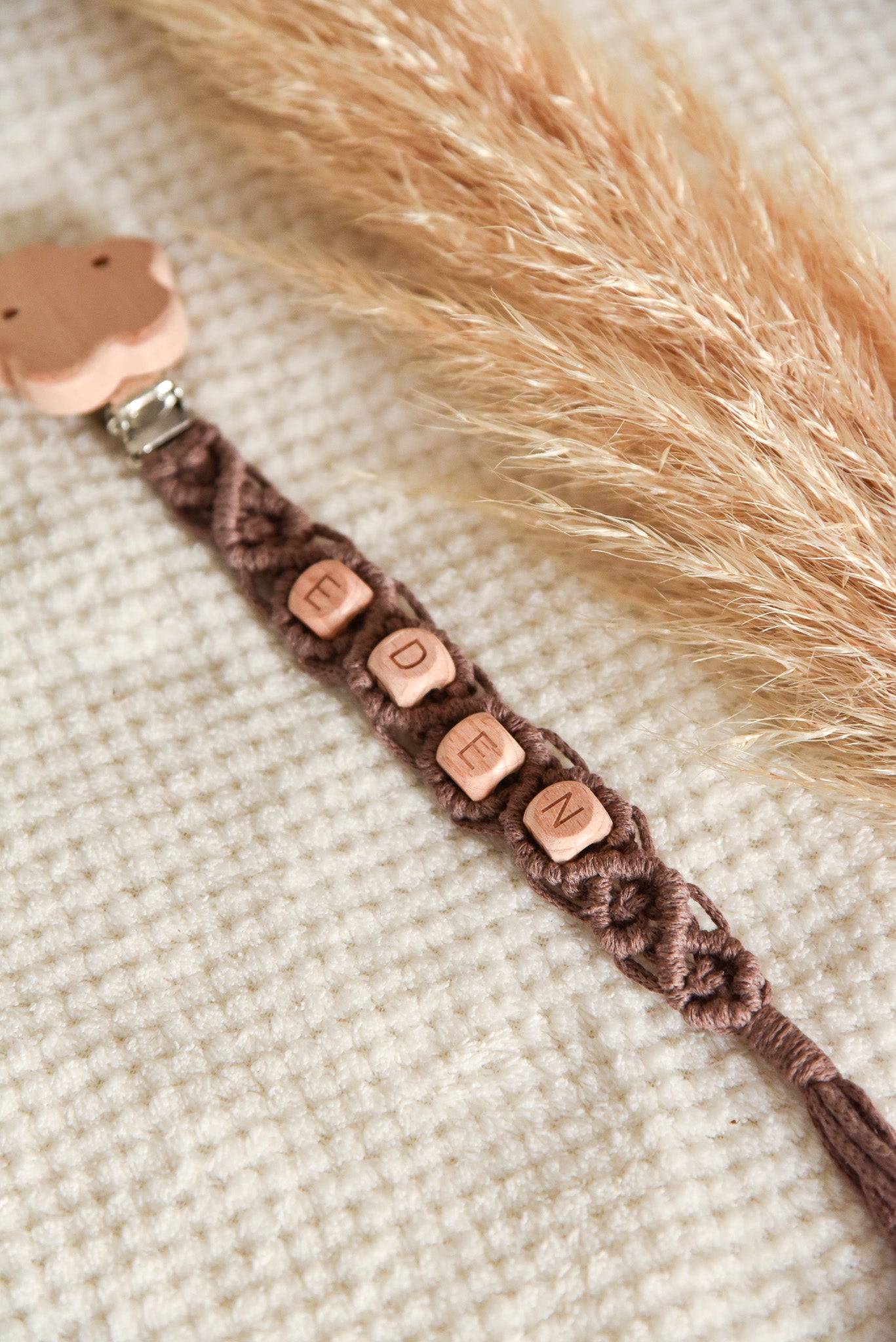 Attache tétine simple personnalisable