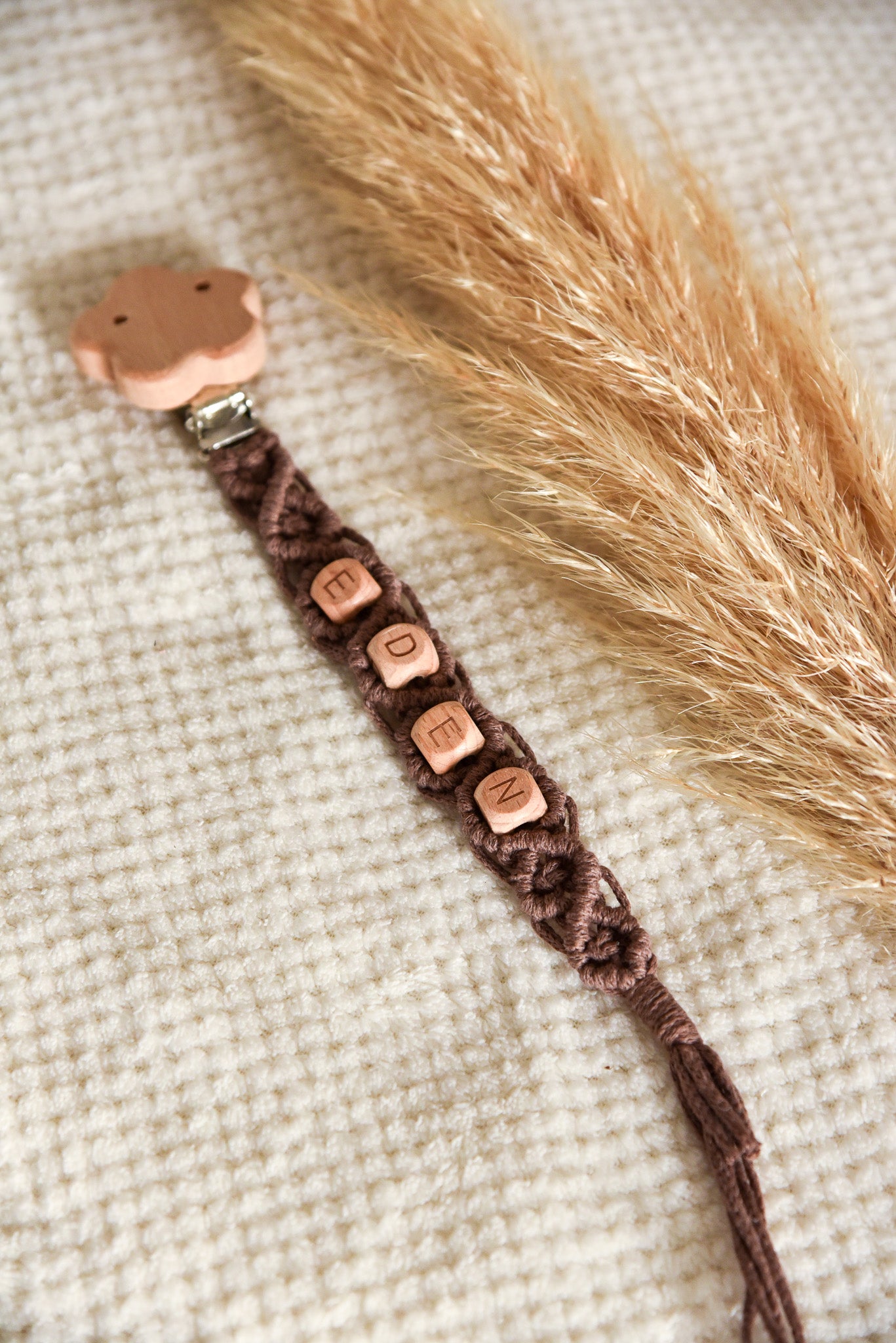 Attache tétine simple personnalisable