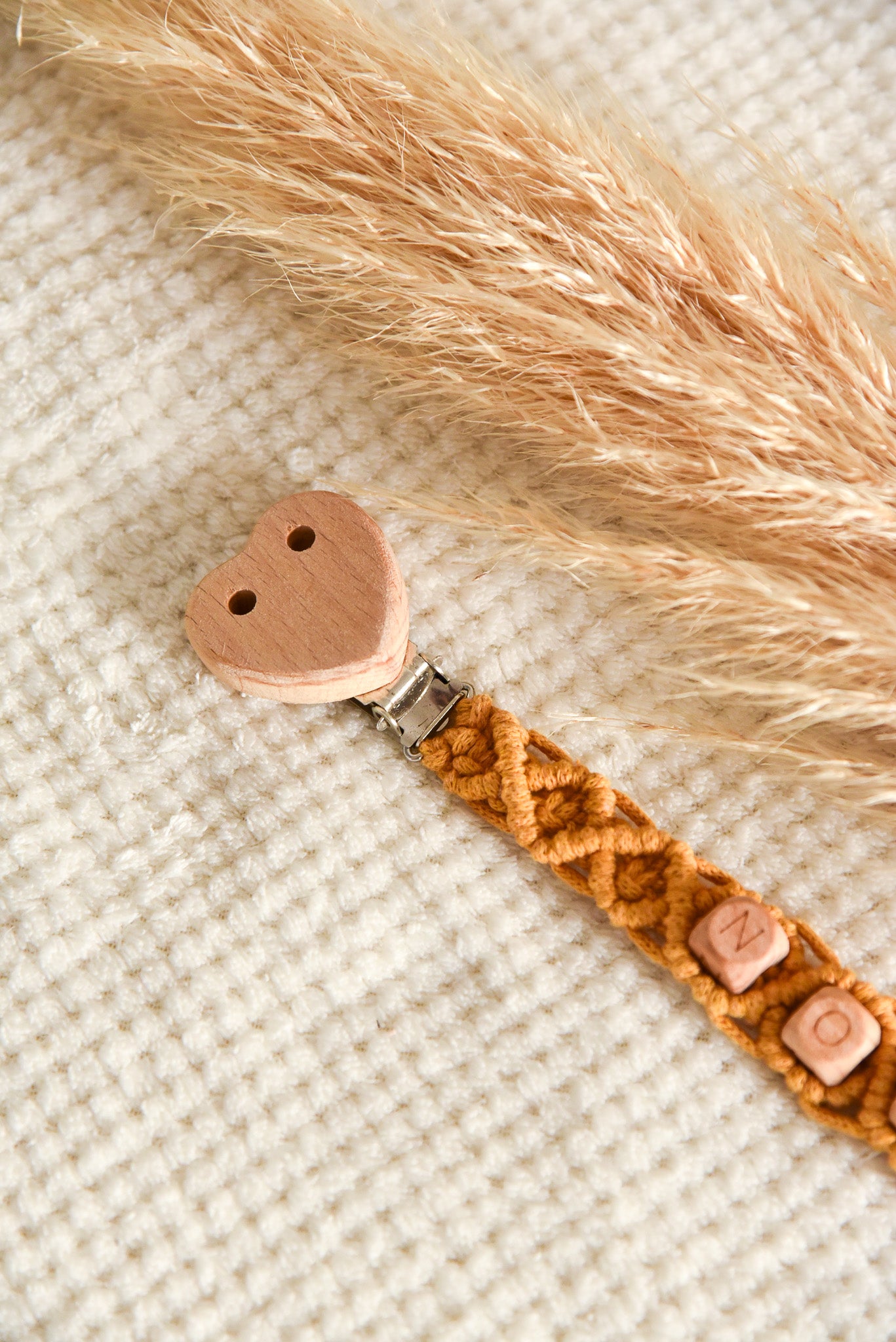 Attache tétine simple personnalisable