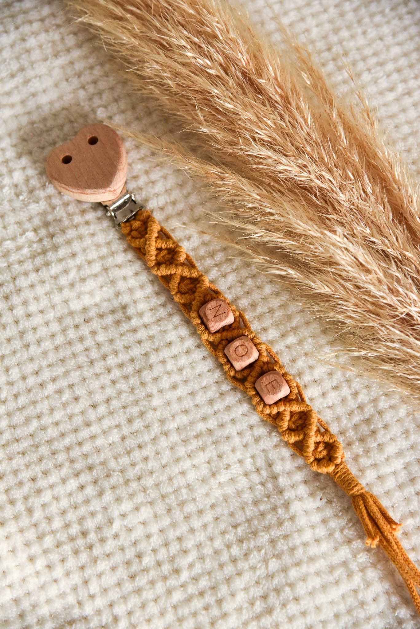 Attache tétine simple personnalisable