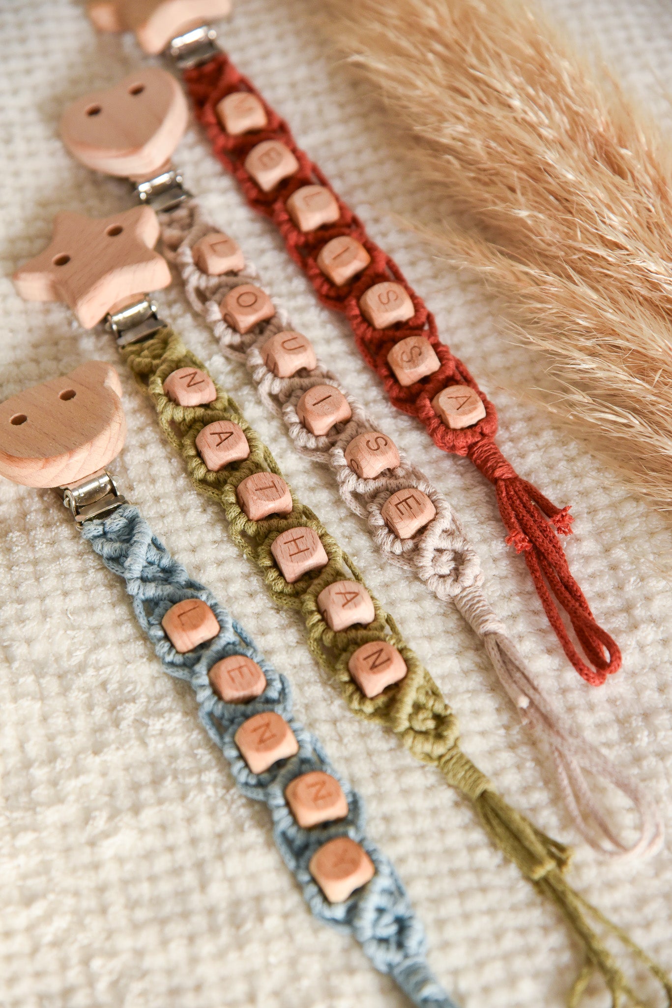 Attache tétine simple personnalisable