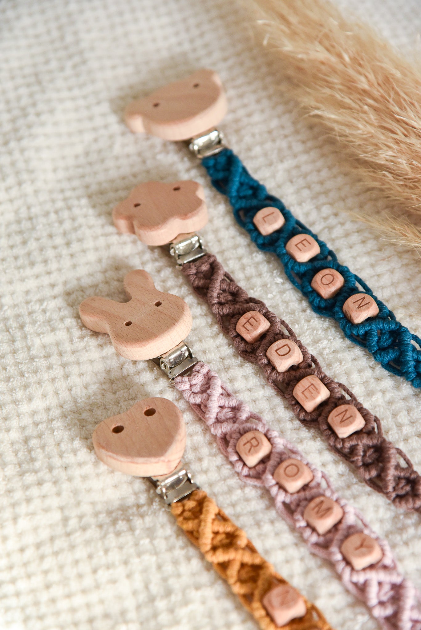 Attache tétine simple personnalisable