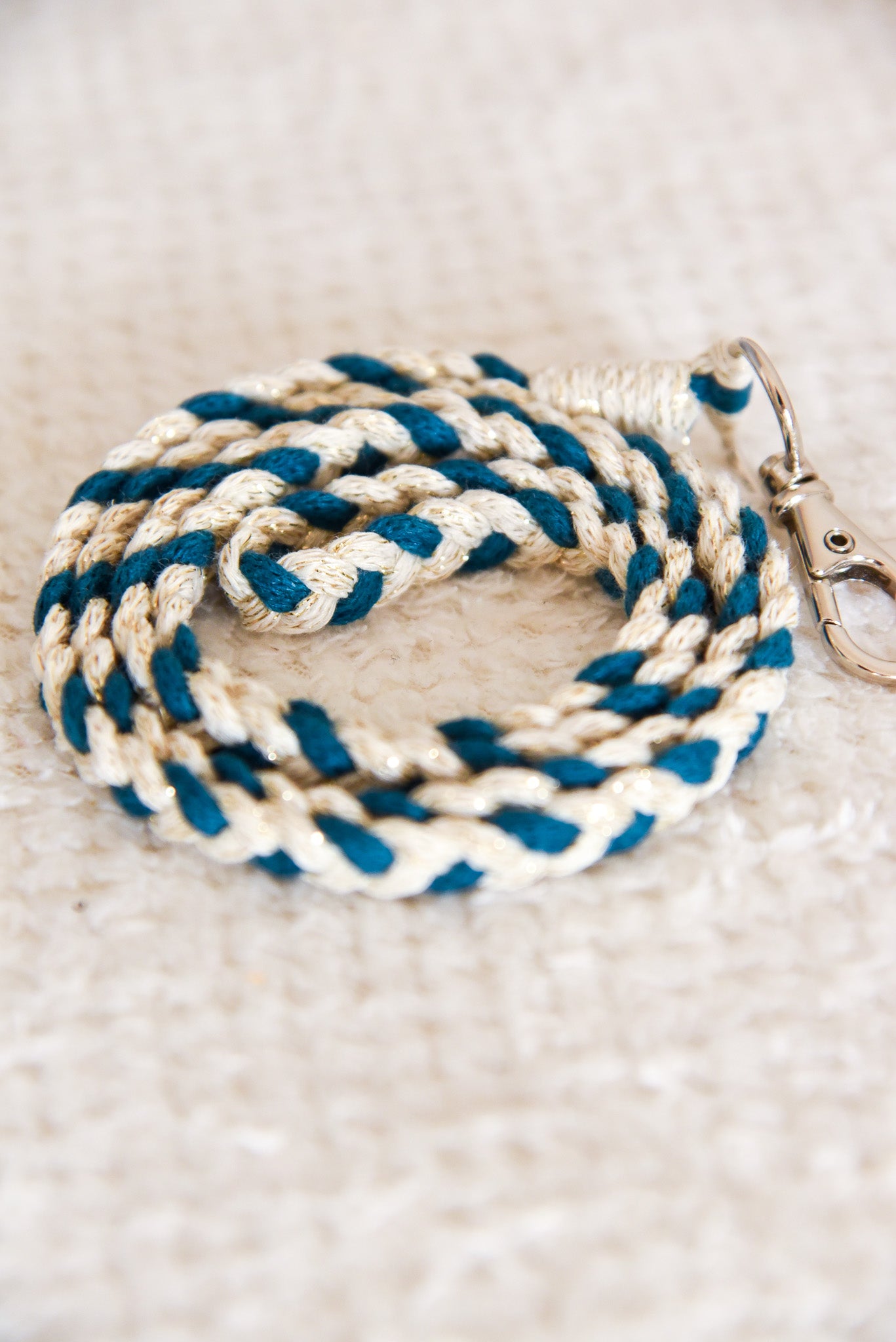 Collier attache téléphone PETIT MODELE bi-color