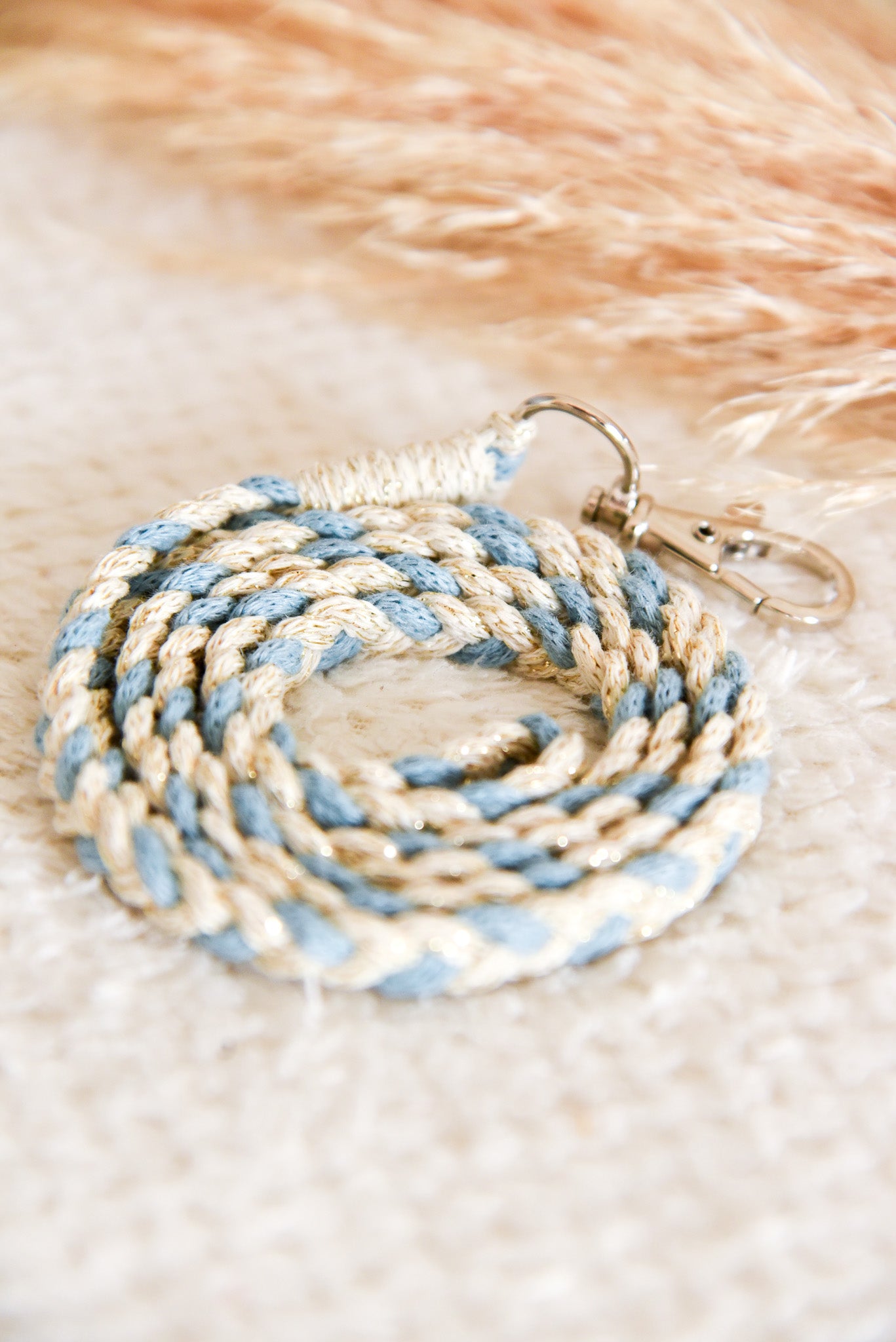 Collier attache téléphone PETIT MODELE bi-color