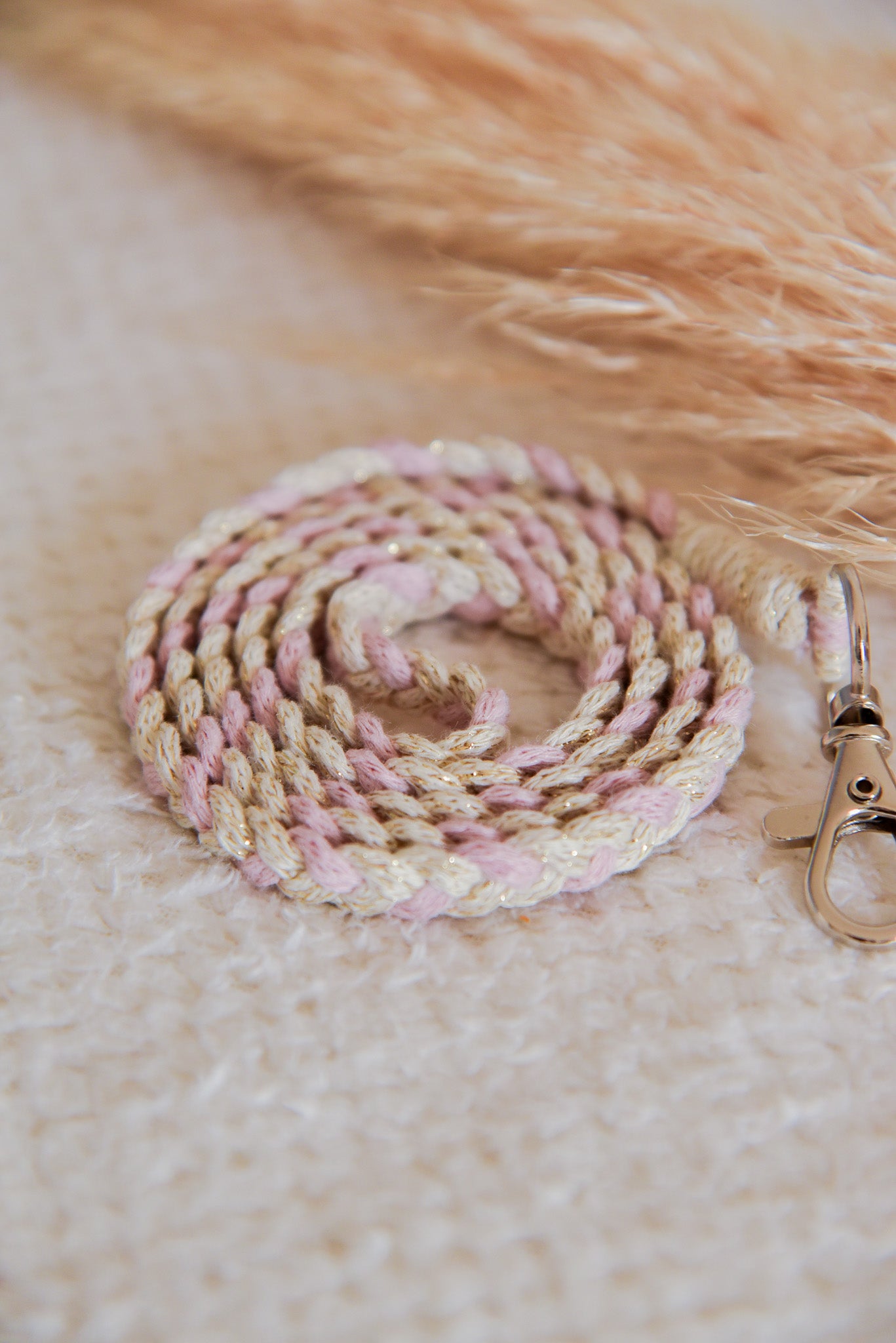 Collier attache téléphone GRAND MODELE bi-color